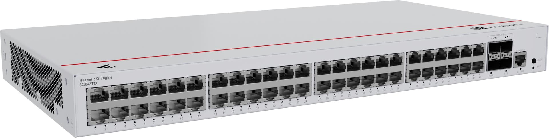 HUAWEI eKitEngine S220-48x10/100/1000BASE-T ports 4x10GE SFP+ ports built-in AC power Damaged Box (P) "S220-48T4X" — miniatură