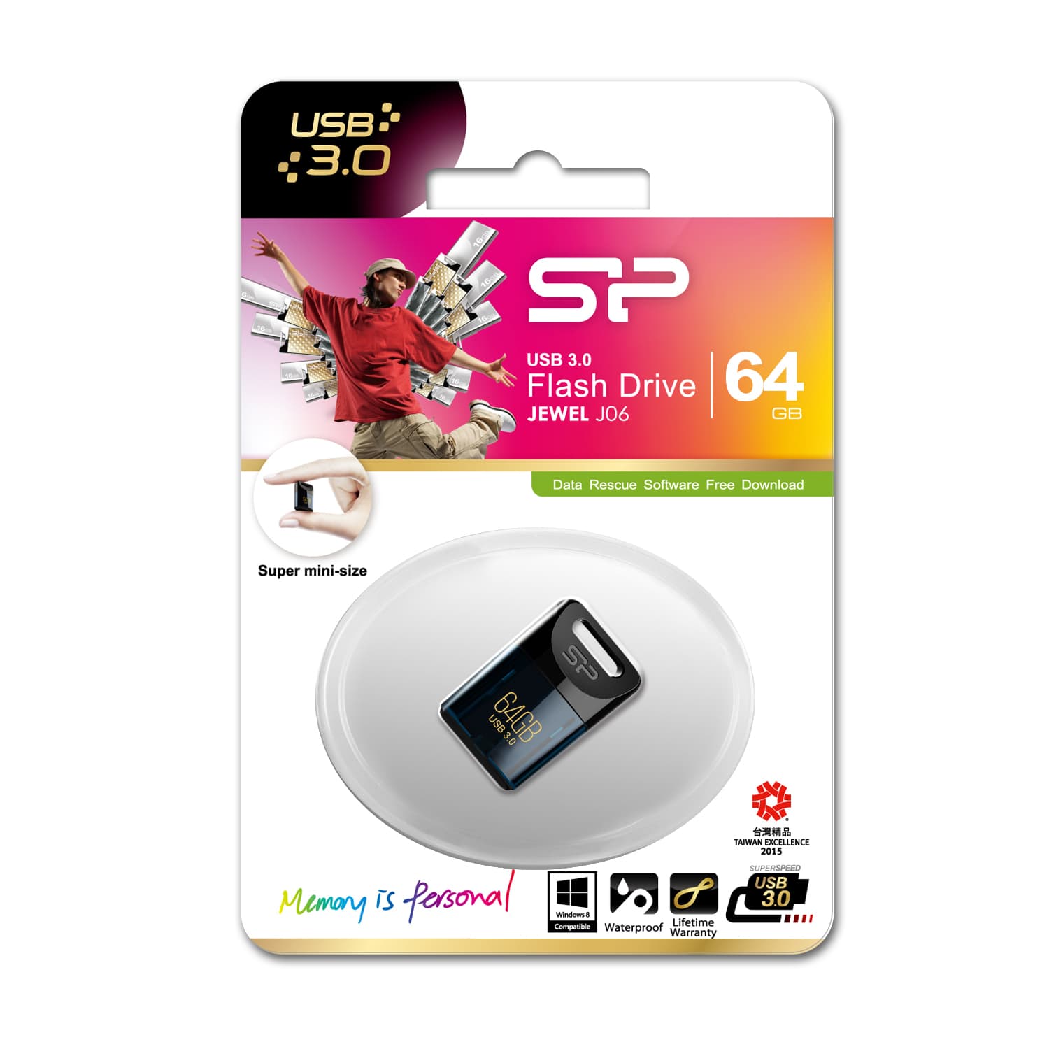 Stick USB Silicon Power SP064GBUF3J06V1D "SP064GBUF3J06V1D" — miniatură