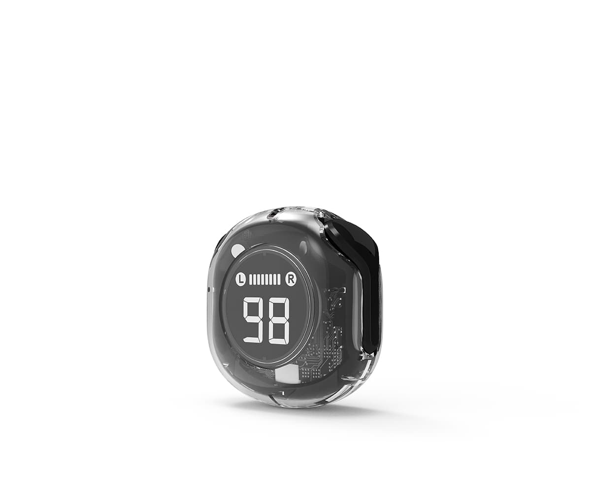 CASTI Gembird, wireless, intraauriculare - butoni, pt smartphone, microfon pe casca, conectare prin Bluetooth 5.4, negru, USB-C, "TWST-01-BK", (include TV 0.15 lei) — miniatură