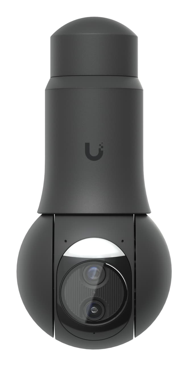 Ubiquiti UVC-G6-PTZ-B All-weather, 4K dual-lens camera with 10x hybrid zoom, 1/1.8" 8MP image sensor, Multi-TOPS AI Engine "UVC-G6-PTZ-B" — miniatură