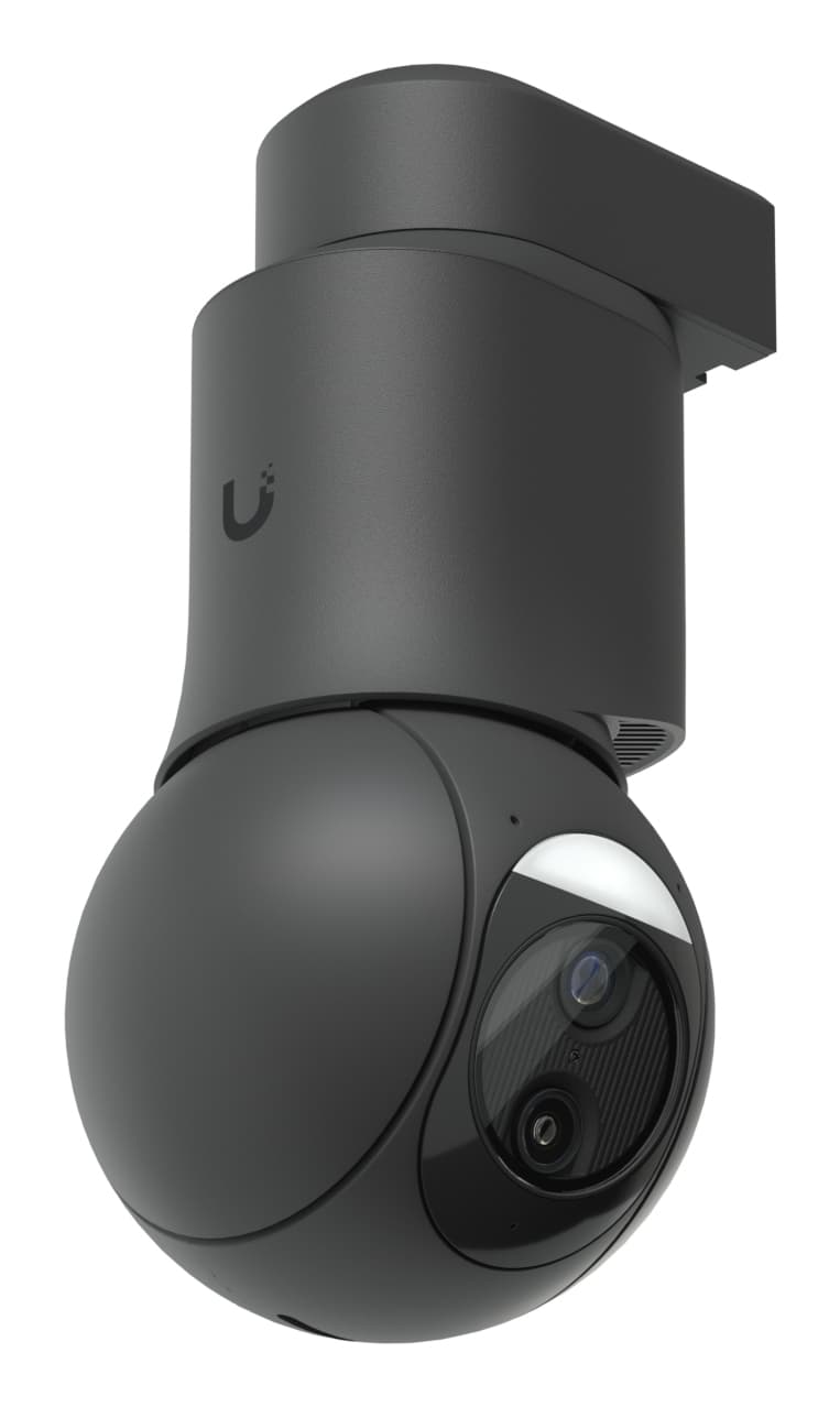 Ubiquiti UVC-G6-PTZ-B All-weather, 4K dual-lens camera with 10x hybrid zoom, 1/1.8" 8MP image sensor, Multi-TOPS AI Engine "UVC-G6-PTZ-B"