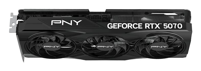 GeForce RTX 5070 Triple Fan 12GB GDDR7 192-bit DLSS 4.0 "VCG507012TFXPB1" — miniatură