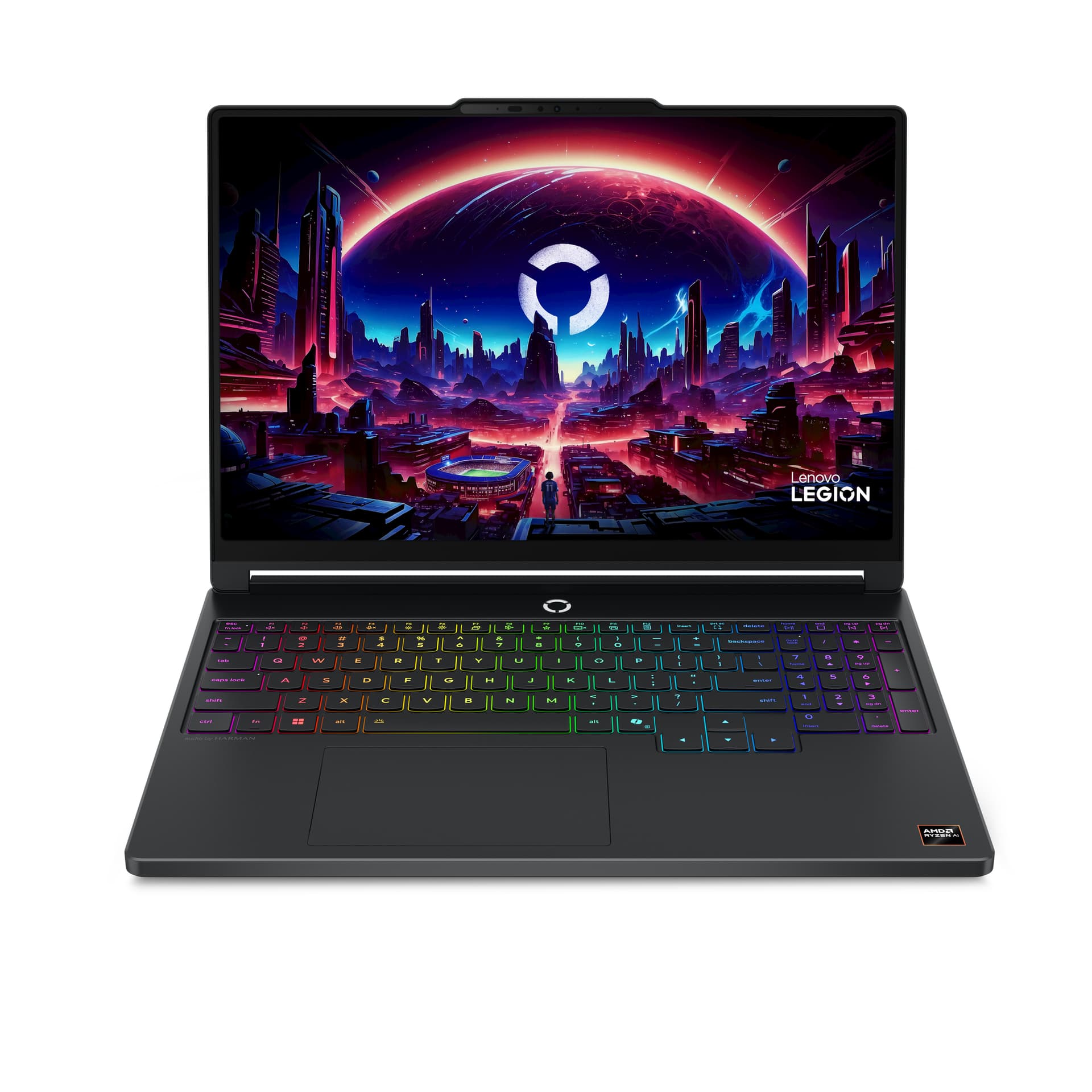 Gaming 15.3 Legion 5 15AGP11, WQXGA OLED 165Hz, Procesor AMD RyzenTM AI 7 450, 32GB DDR5, 1TB SSD, GeForce RTX 5060 8GB, No OS, Eclipse Black, 3Yr "83Q6002BRM"