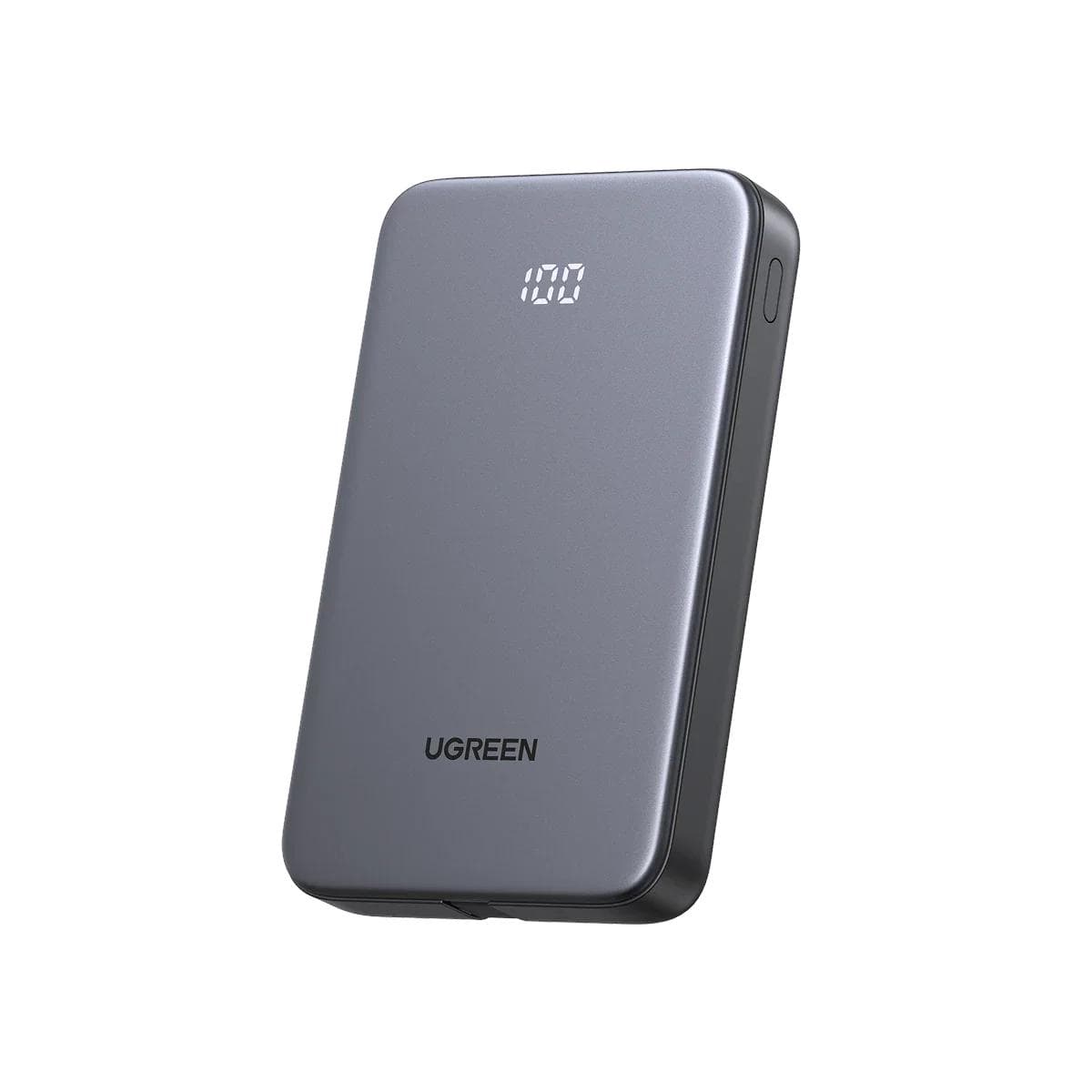 POWER BANK Ugreen "PB507", 10000mAh, 20W, 1 x USB, 1 x USB Type-C, display, gri, "75131B"