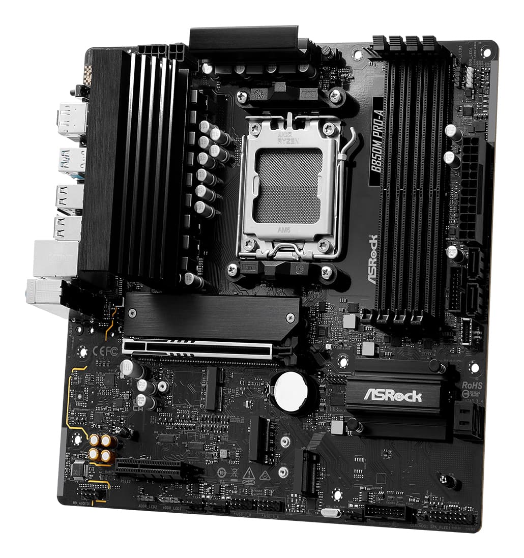 Placa de baza B850M Pro-A, AMD B850, Socket AM5, mATX "90-MXBR8-A0UAYZ" — miniatură