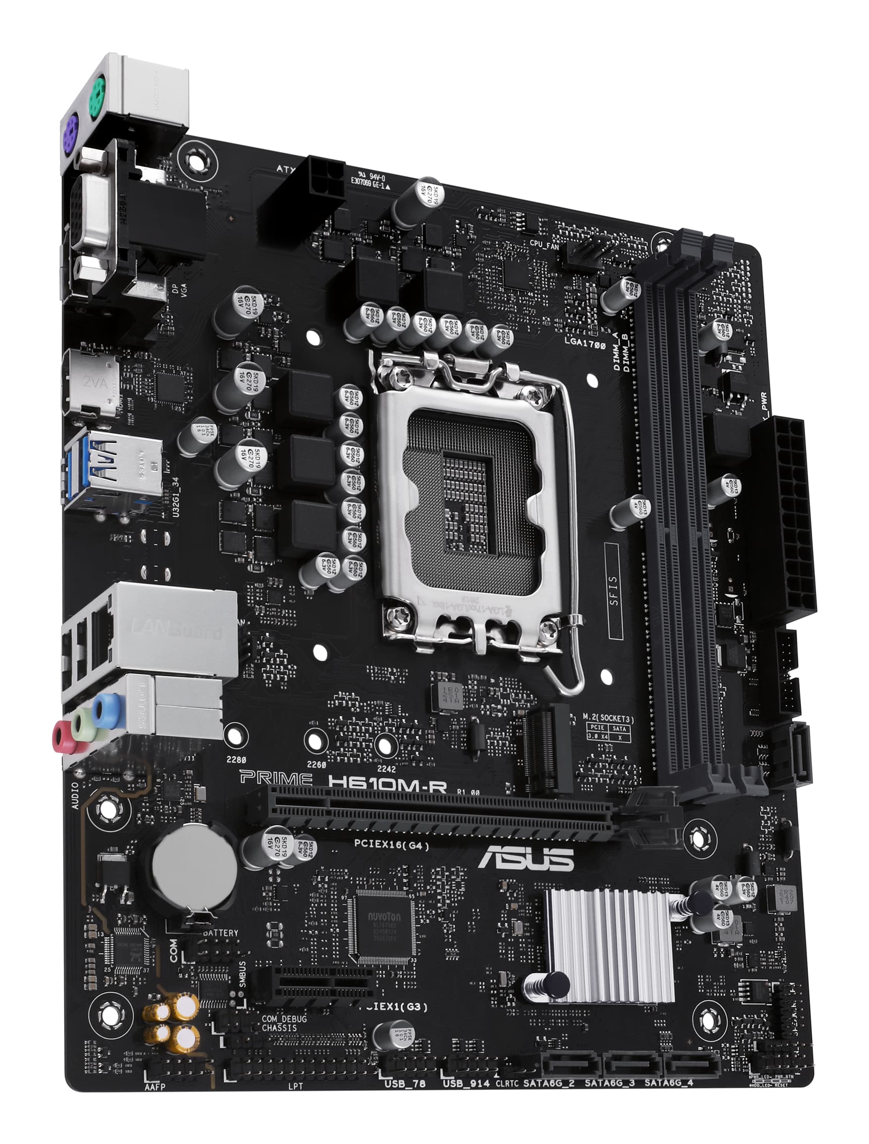 Placa de baza ASUS PRIME H610M-R-SI "90MB1GL0-M0ECY0" — miniatură