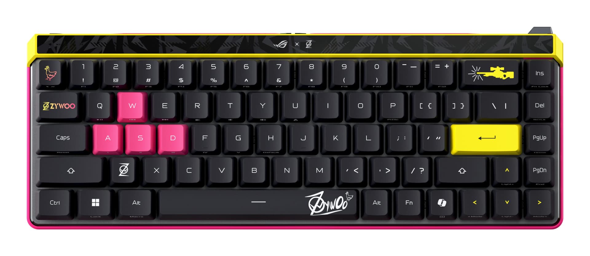 ROG Falchion Ace HFX ZywOo Edition HFX Magnetic Switch Mecanica "90MP04KE-BKUA20" — miniatură
