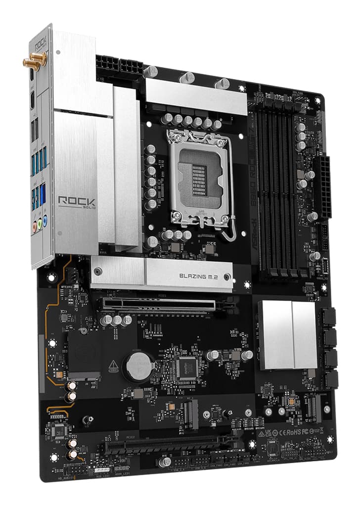 Placa de baza, format atx, 1851, DDR5, B860 "B860 ROCK WIFI 7" — miniatură