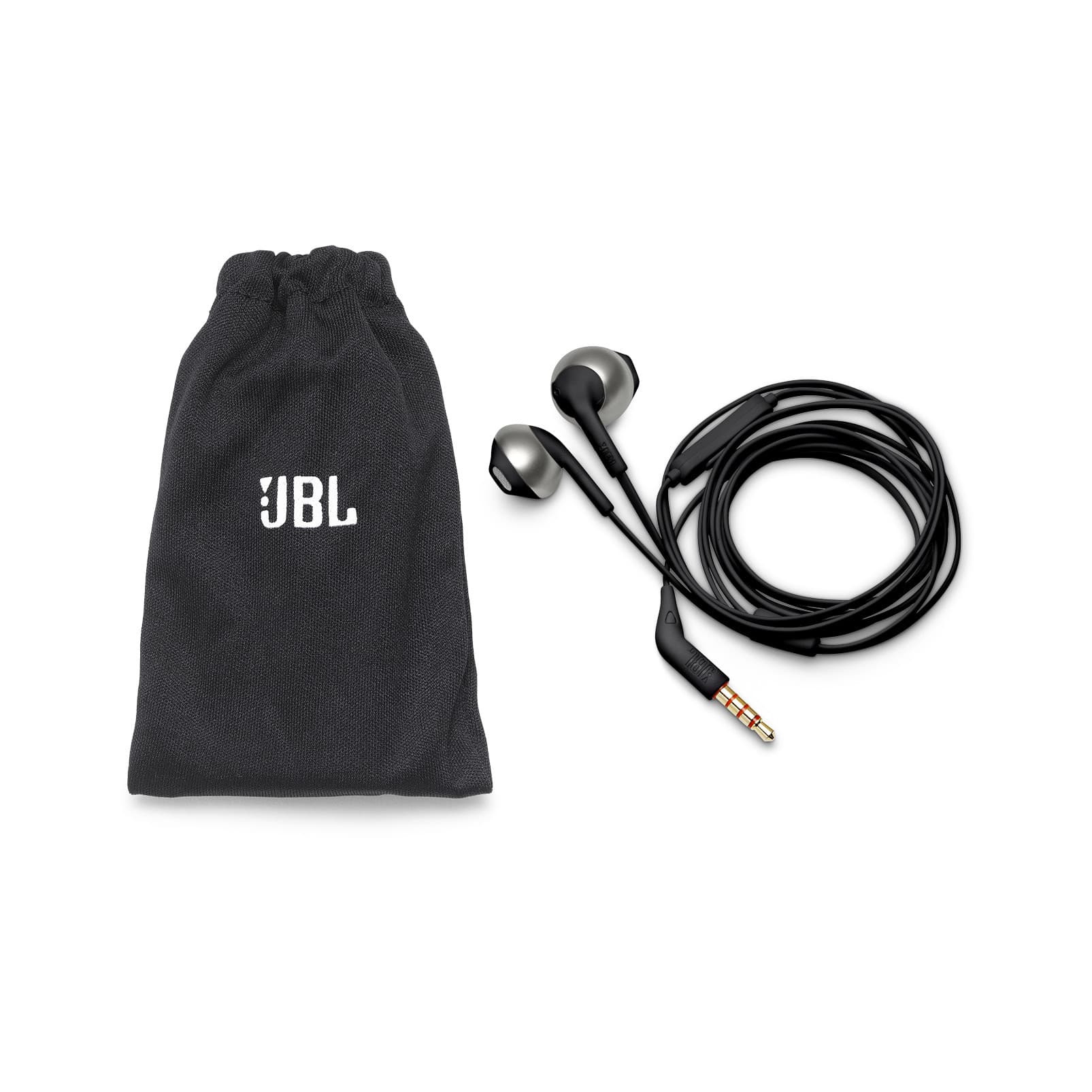 JBL Tune 205 In-Ear Wired Headphones Black EU "JBLT205BLKE" — miniatură