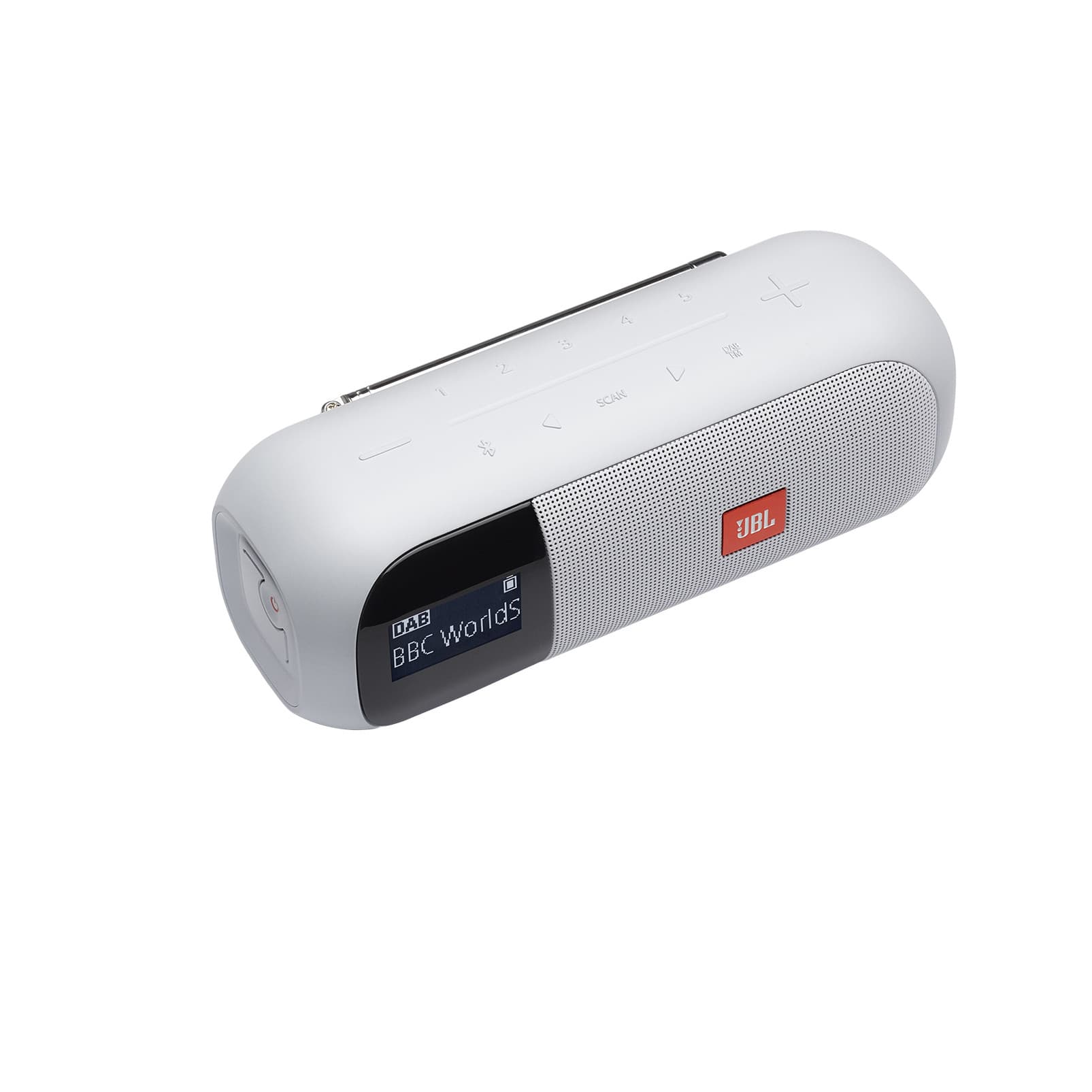 Boxa portabila JBL Tuner DAB/DAB+ & FM digital tuner Bluetooth Wireless 8h Playback Alb "JBLTUNER2WHT" — miniatură