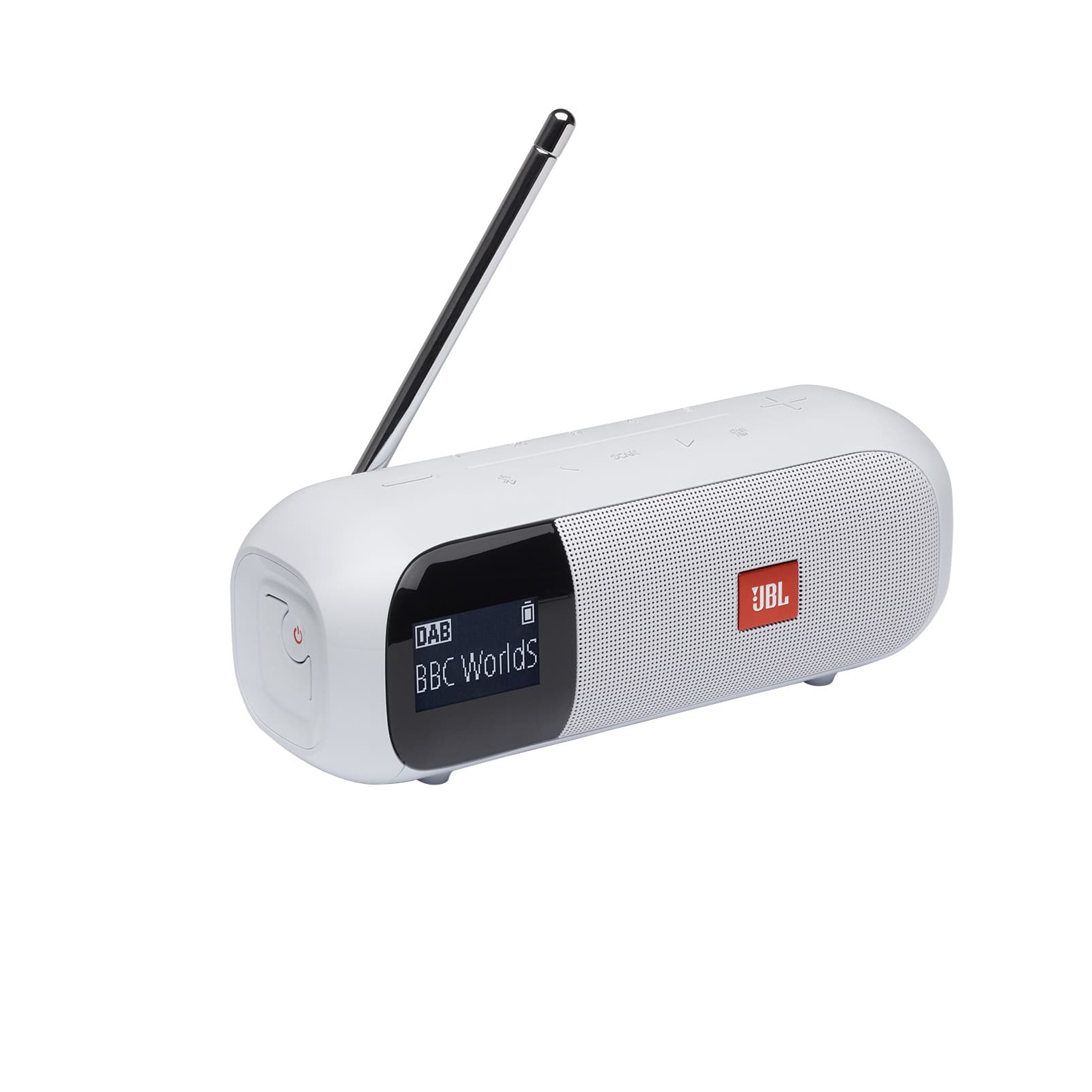 Boxa portabila JBL Tuner DAB/DAB+ & FM digital tuner Bluetooth Wireless 8h Playback Alb "JBLTUNER2WHT"