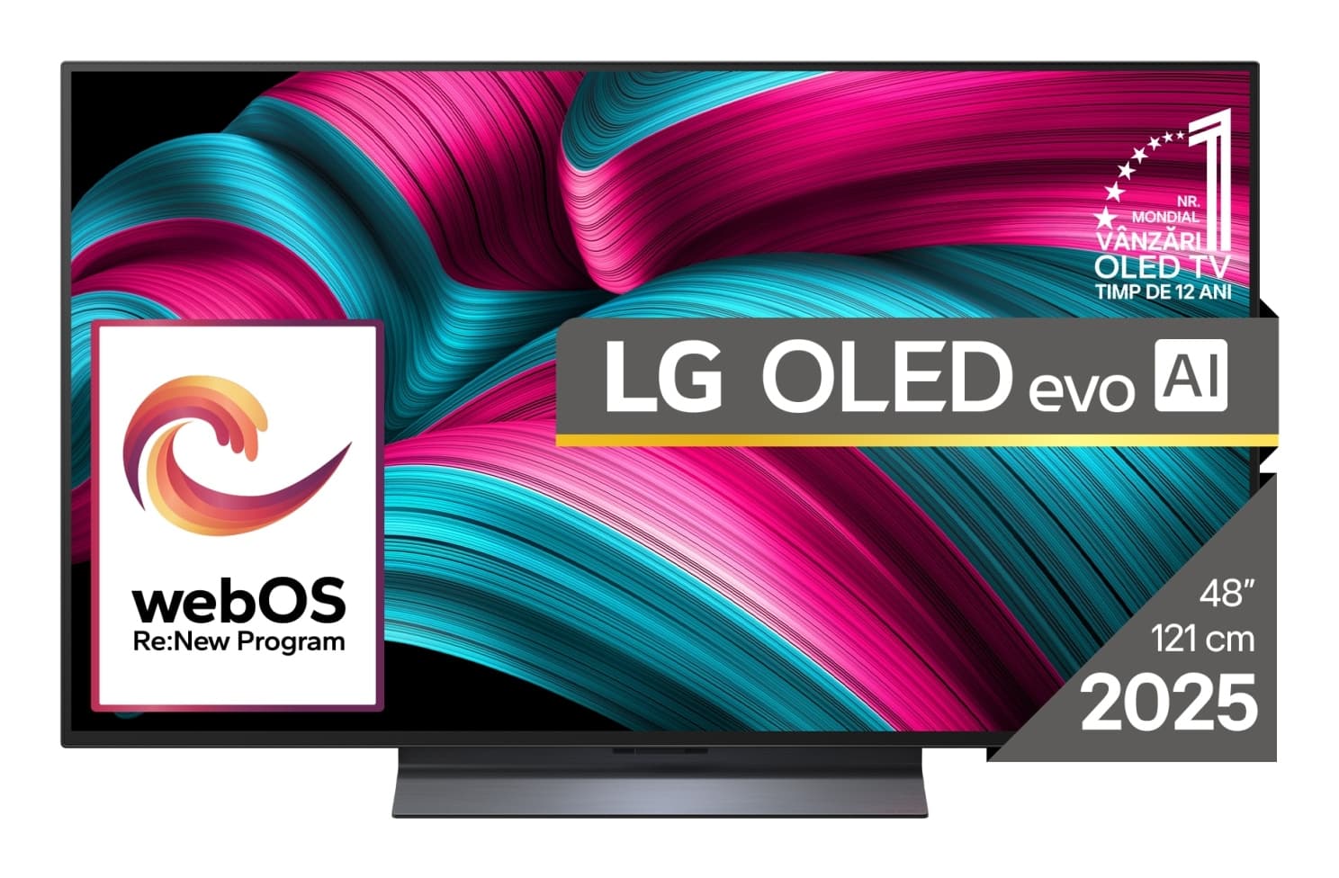 Televizor OLED LG 122 cm (48") OLED48C51LA, Ultra HD 4K, Smart TV, WiFi, CI+ "OLED48C51LA"