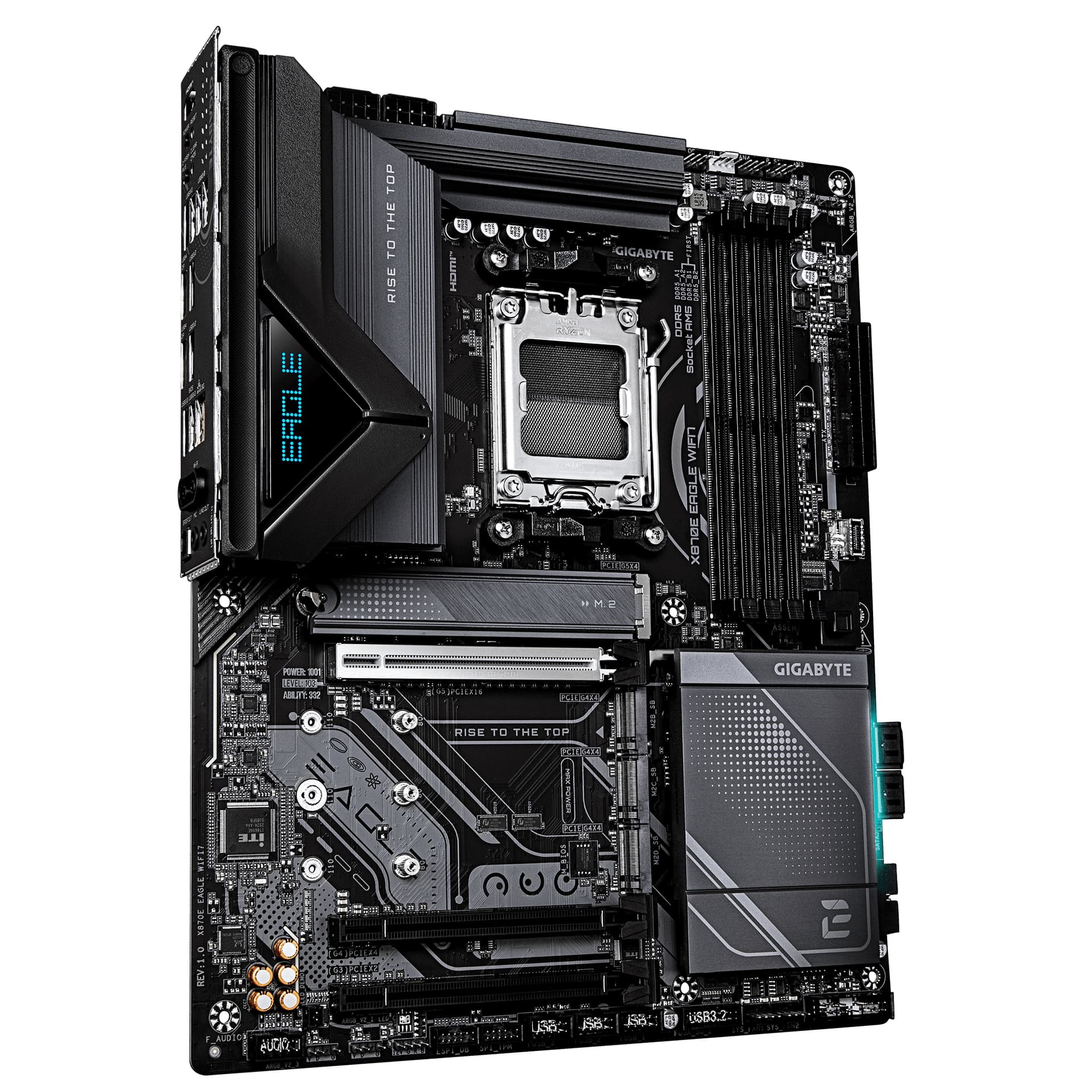 Placa de baza GIGABYTE X870E EAGLE X3D WIFI7 "X870E EAGLE WF7" — miniatură