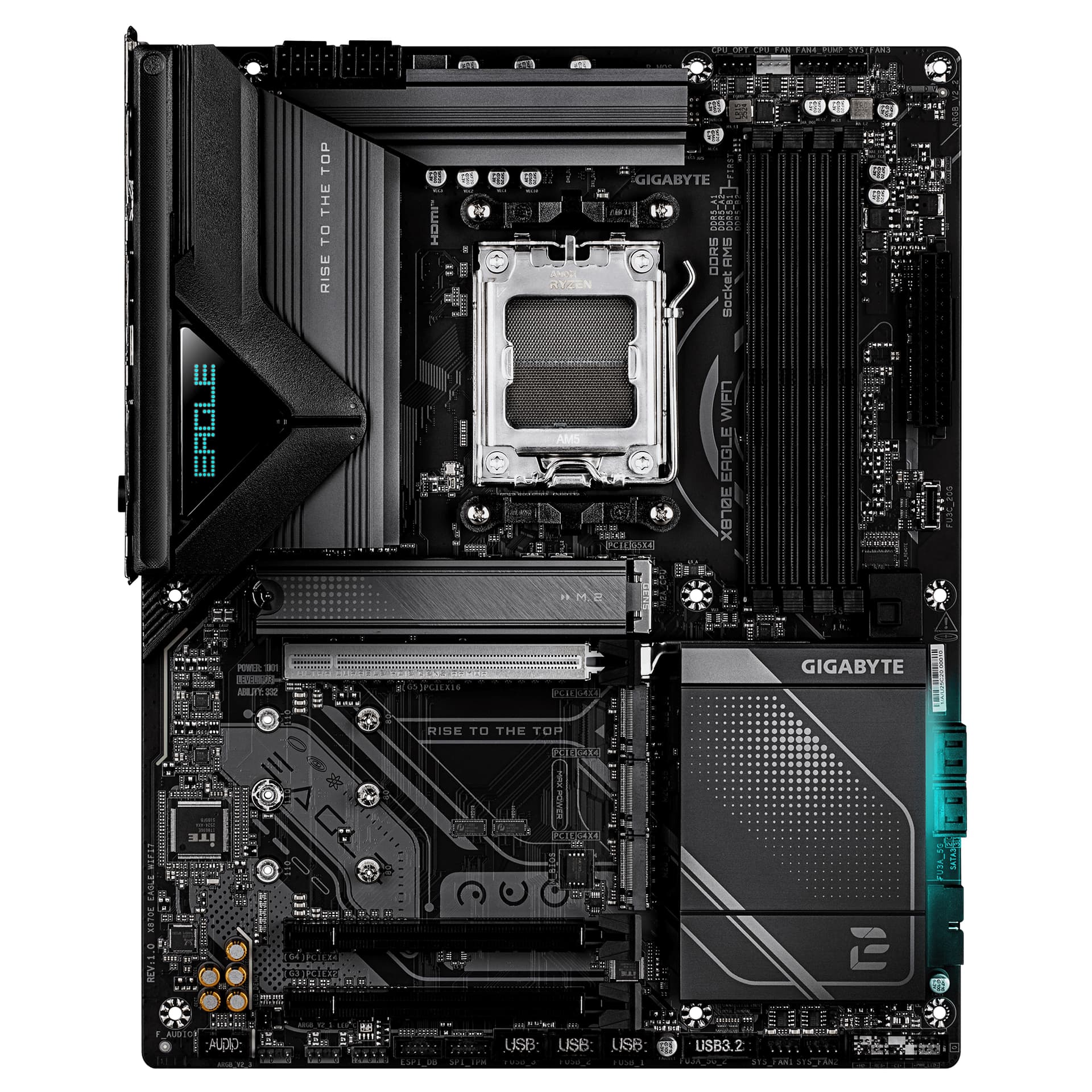 Placa de baza GIGABYTE X870E EAGLE X3D WIFI7 "X870E EAGLE WF7" — miniatură