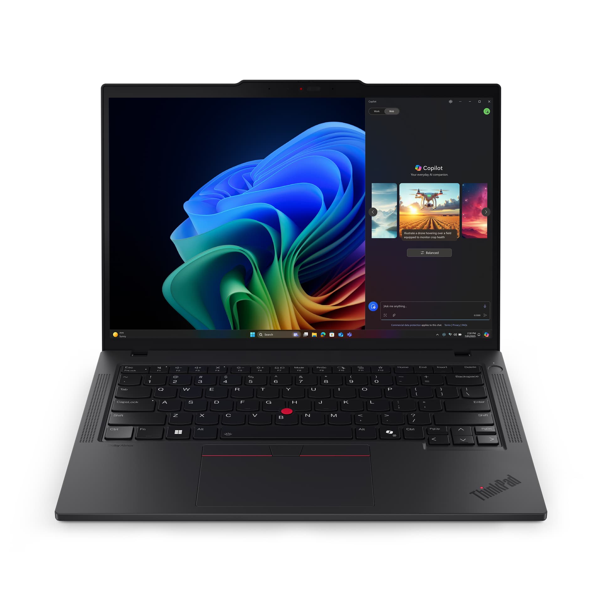 Laptop Lenovo ThinkPad T14 Gen 6 (AMD) RYZEN AI 7 PRO 350 2.0G 8C 16T 64GB 1TB 14 Non-Touch 4CELL 57WH W11P 3Y Premier Support HB (CPN) "21QJ006FRI" — miniatură