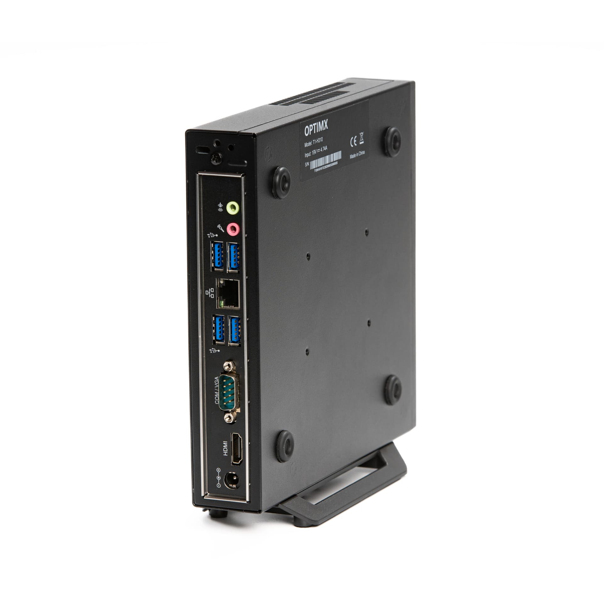 Barebone OptimX T1-12450H, CPU I5-12450H, Motherboard,Huntkey 120W Power Supply, WIFI 8821CE, BT 4.2, mini PC "77001" — miniatură