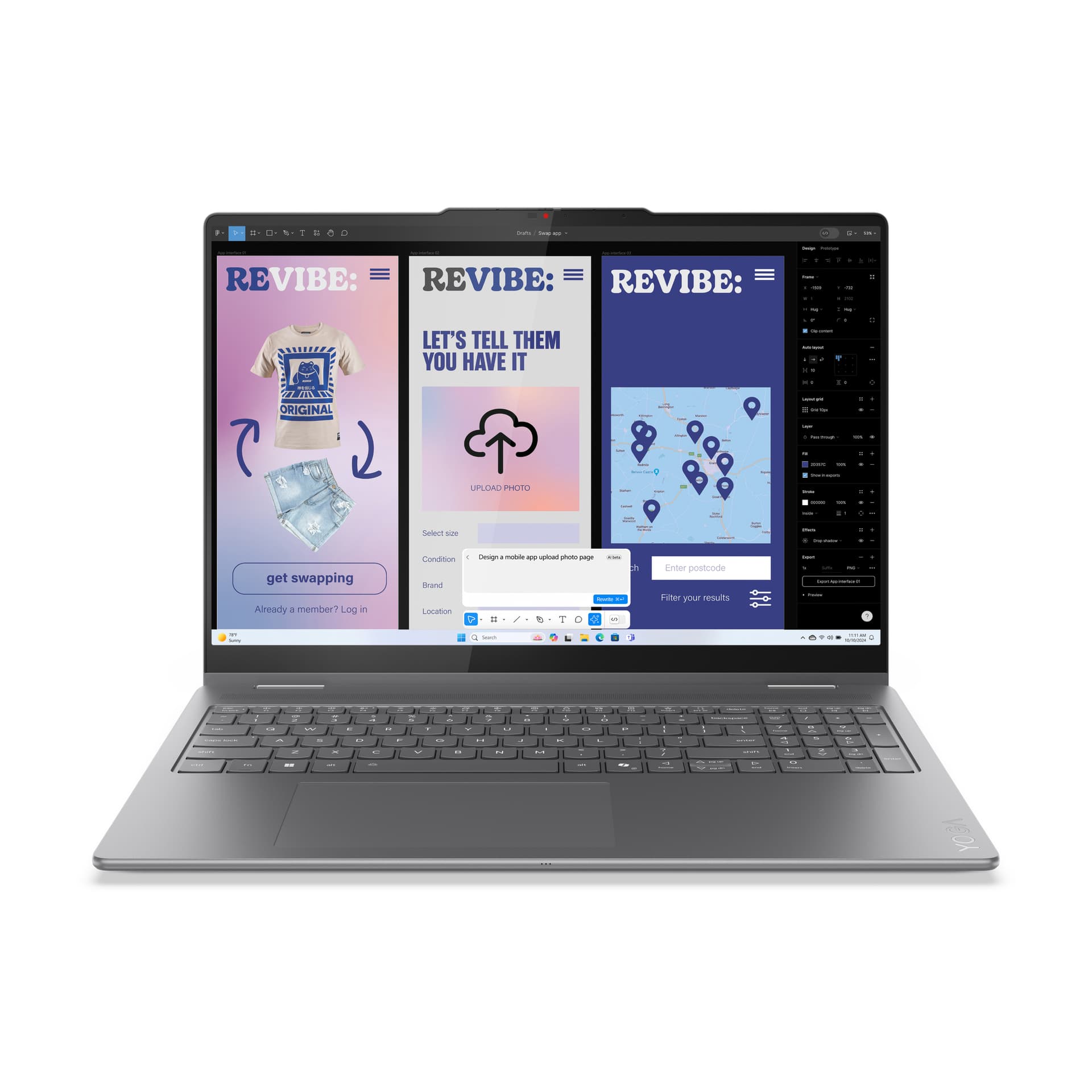 16 Yoga 7 2-in-1 16ILL10, 2.8K OLED 120Hz Touch, Procesor Intel® CoreTM Ultra 7 258V, 32GB LPDDR5X, 1TB SSD, Intel Arc 140V, No OS, Luna Grey, 3Yr Onsite Premium Care "83JT0042RM"