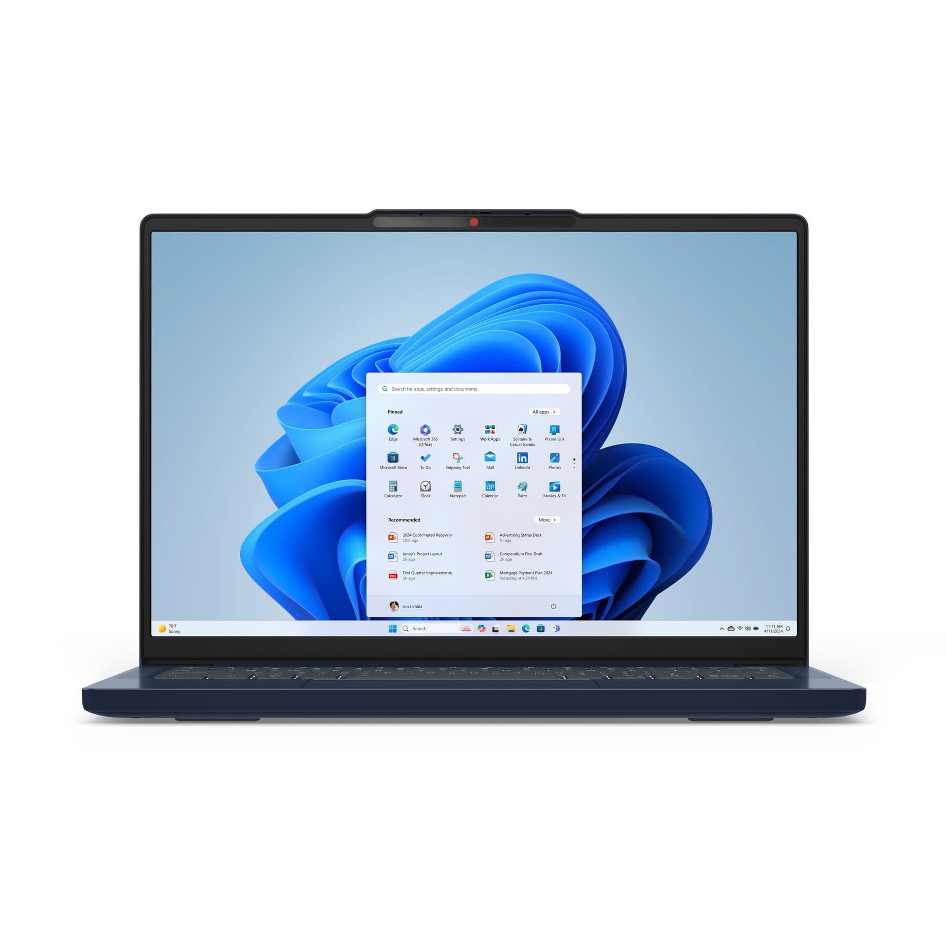 14 IdeaPad Slim 3 14IRH10, WUXGA OLED, Procesor Intel® CoreTM i5-13420H (12M Cache, up to 4.60 GHz), 16GB DDR5, 1TB SSD, Intel UHD, No OS, Cosmic Blue "83K000FCRM" — miniatură