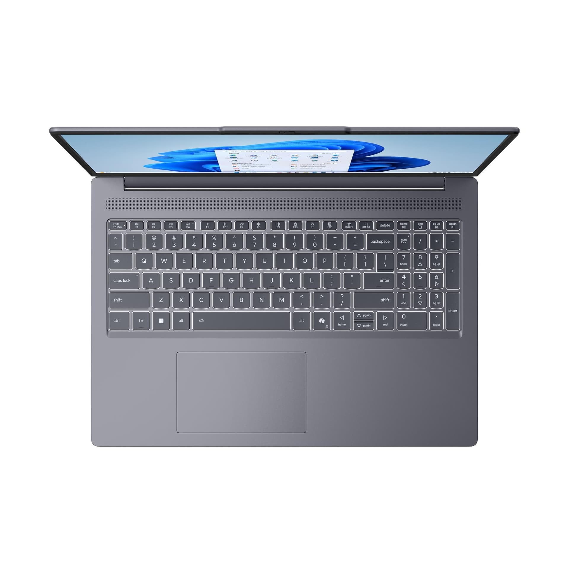 16 IdeaPad Slim 3 16IRH10, WUXGA IPS, Procesor Intel® CoreTM i5-13420H (12M Cache, up to 4.60 GHz), 16GB DDR5, 1TB SSD, Intel UHD, No OS, Luna Grey "83K2009LRM" — miniatură