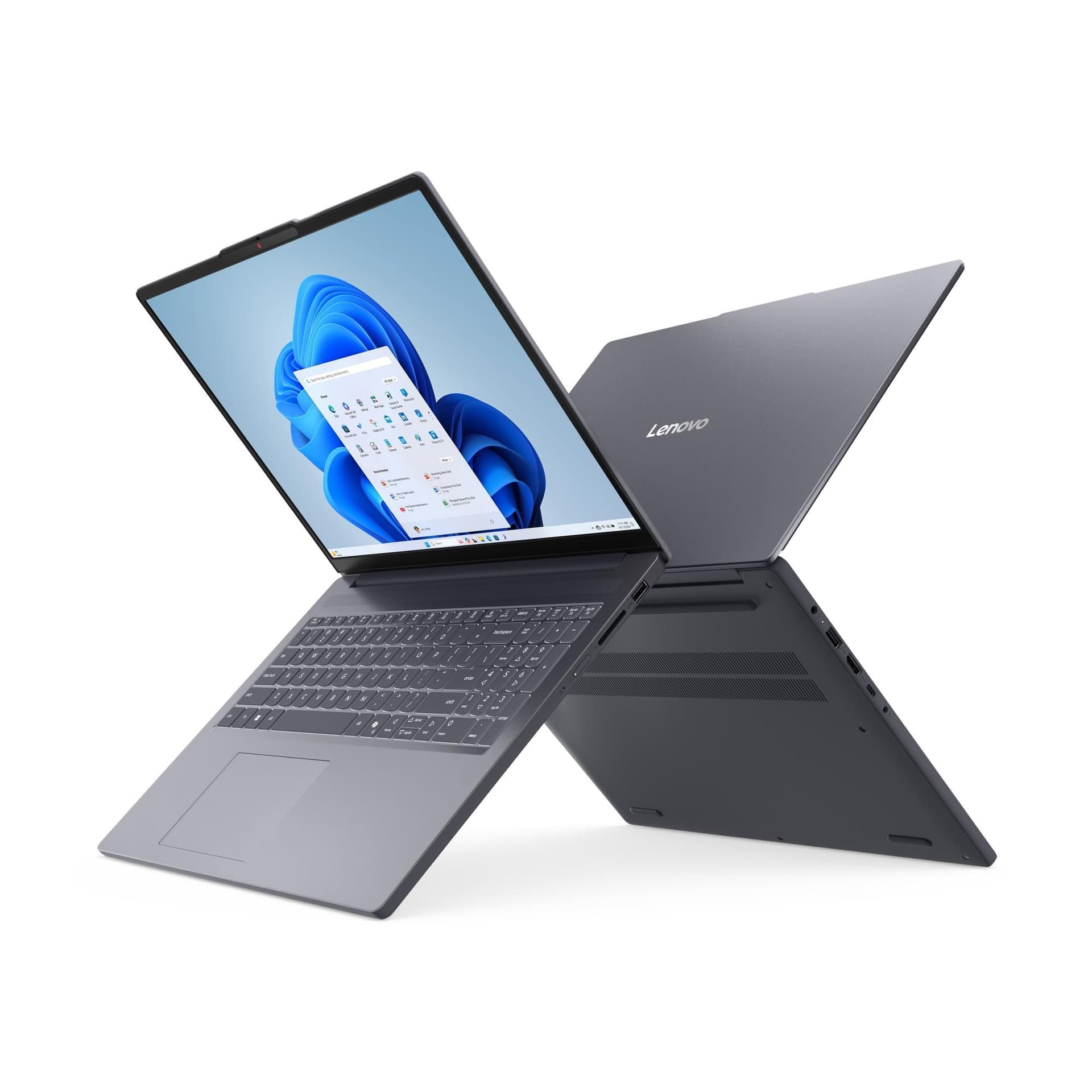 16 IdeaPad Slim 3 16IRH10, WUXGA IPS, Procesor Intel® CoreTM i5-13420H (12M Cache, up to 4.60 GHz), 16GB DDR5, 1TB SSD, Intel UHD, No OS, Luna Grey "83K2009LRM" — miniatură