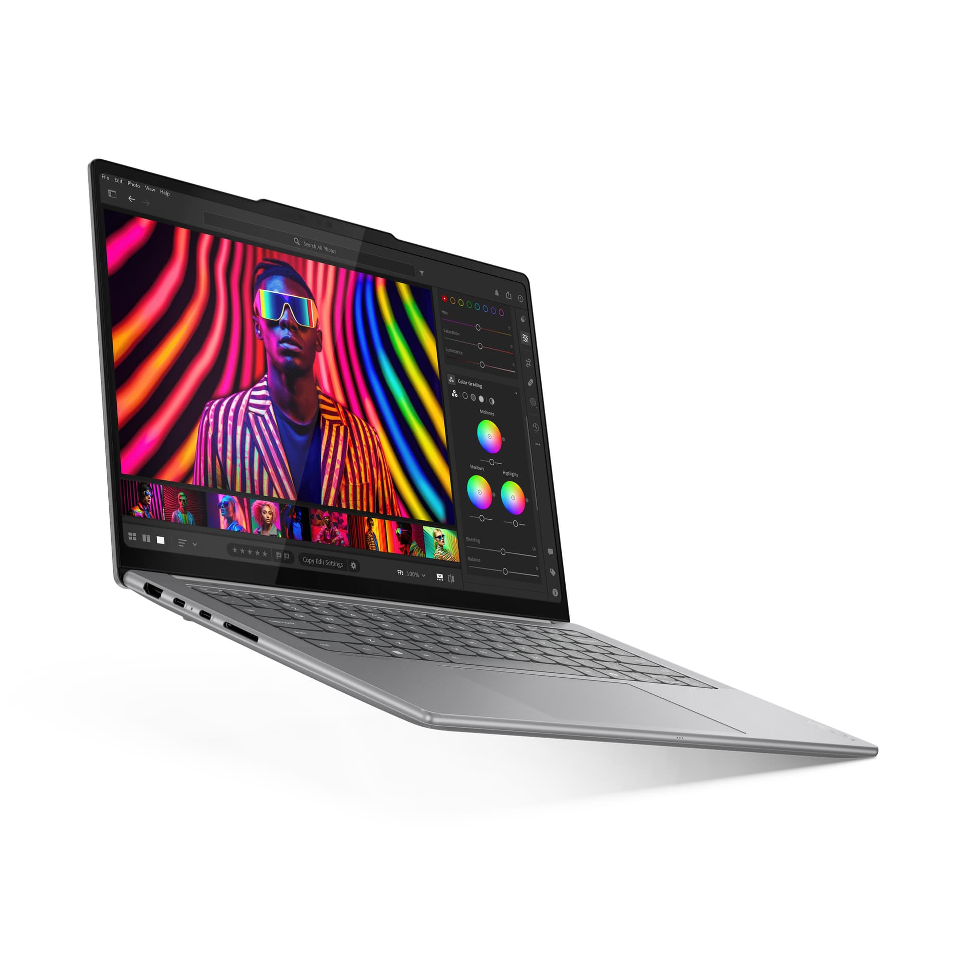 14.5 Yoga Pro 7 14IAH10, 3K OLED 120Hz Touch, Procesor Intel® CoreTM Ultra 7 255H, 32GB LPDDR5X, 1TB SSD, Intel Arc 140T, Win 11 Home, Luna Grey, 3Yr Onsite Premium Care "83KF0043RM" — miniatură