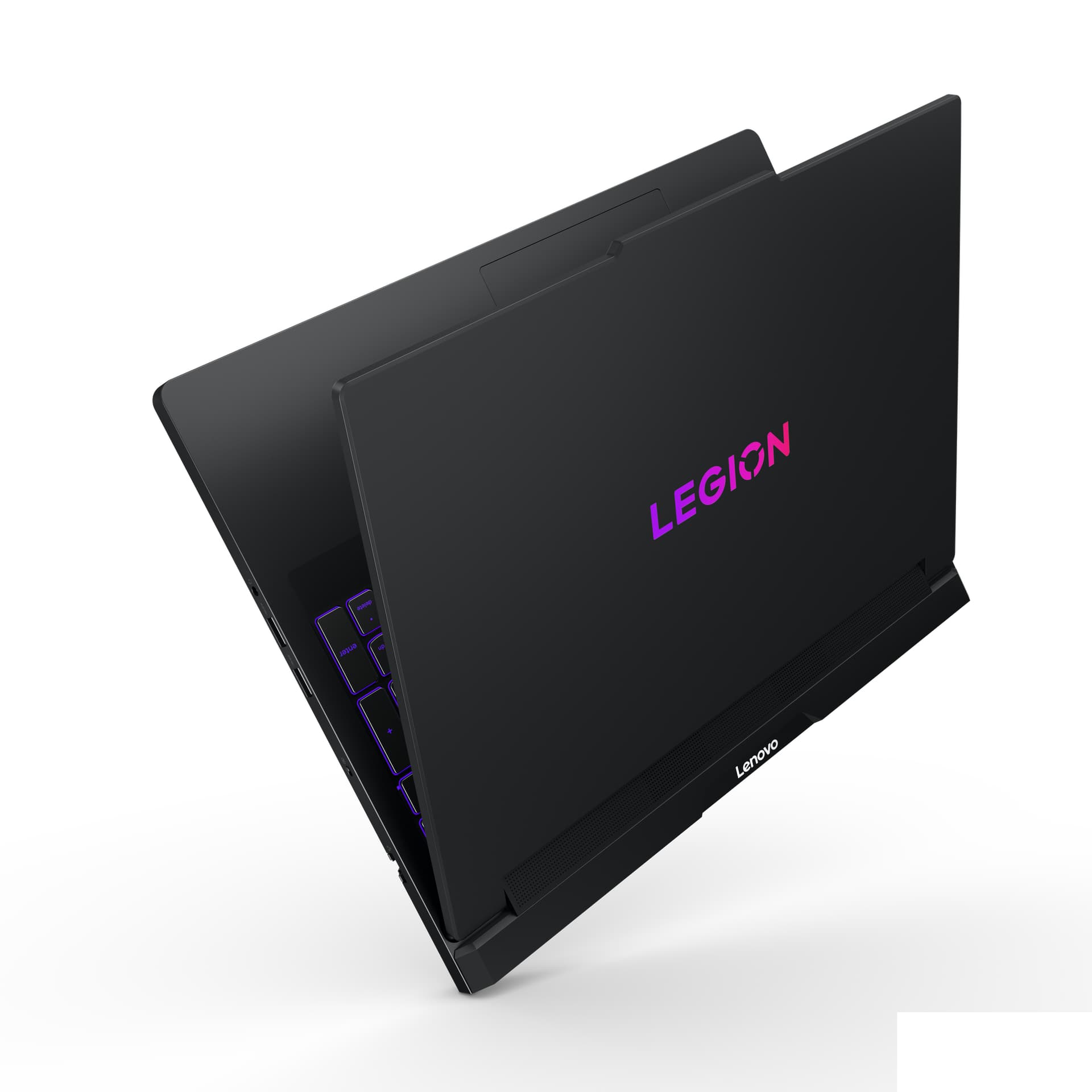 Gaming 16 Legion Pro 7 16AFR10H, WQXGA OLED 240Hz, Procesor AMD RyzenTM 9 9955HX, 64GB DDR5, 1TB SSD, GeForce RTX 5070 Ti 12GB, No OS, Eclipse Black, 3Yr Onsite Premium Care "83RU002JRM" — miniatură