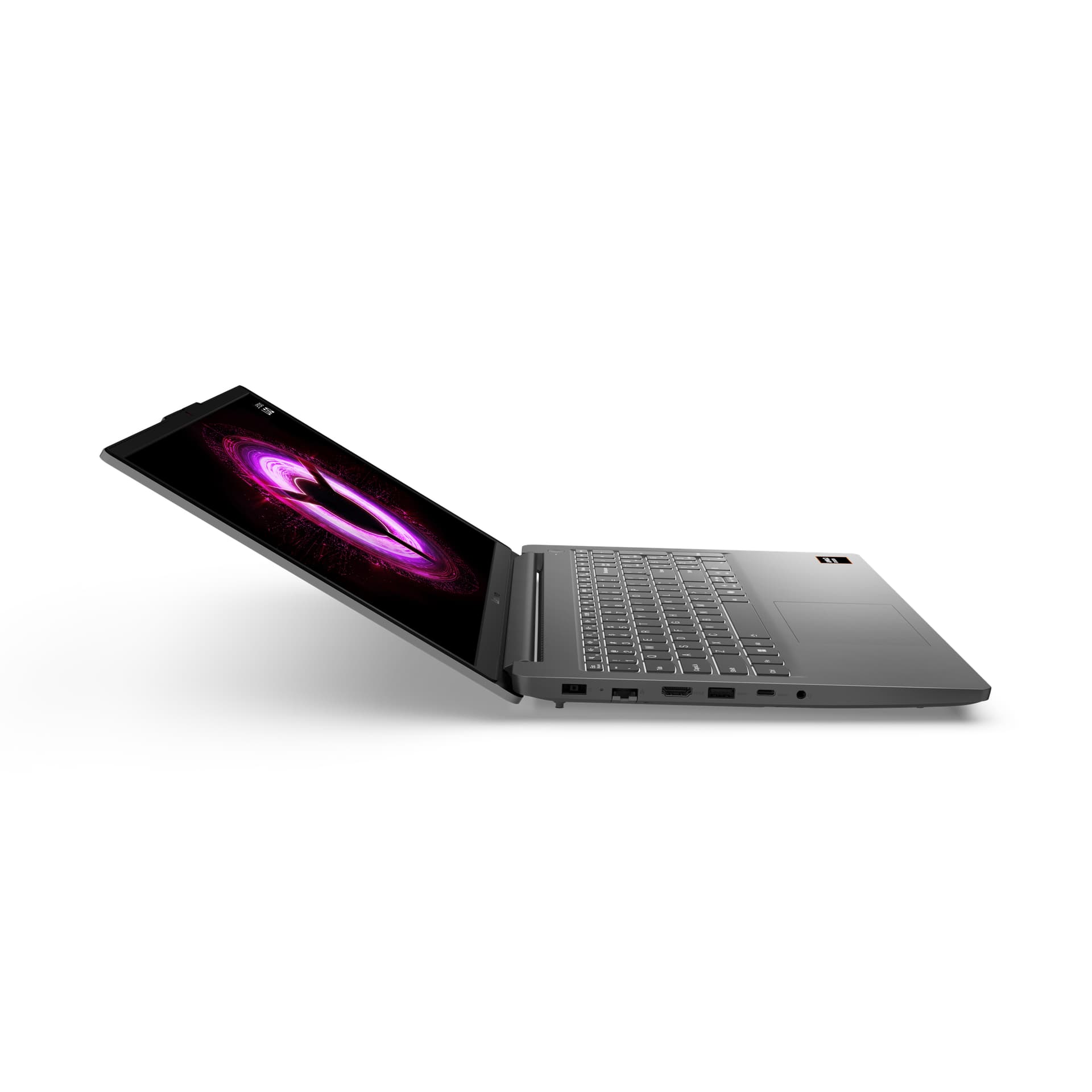 Gaming 15.6 LOQ 15ARP10E, FHD IPS 144Hz, Procesor AMD RyzenTM 7 170 (16M Cache, up to 4.75 GHz), 16GB DDR5, 1TB SSD, GeForce RTX 3050 6GB, No OS, Luna Grey "83S000BERM" — miniatură