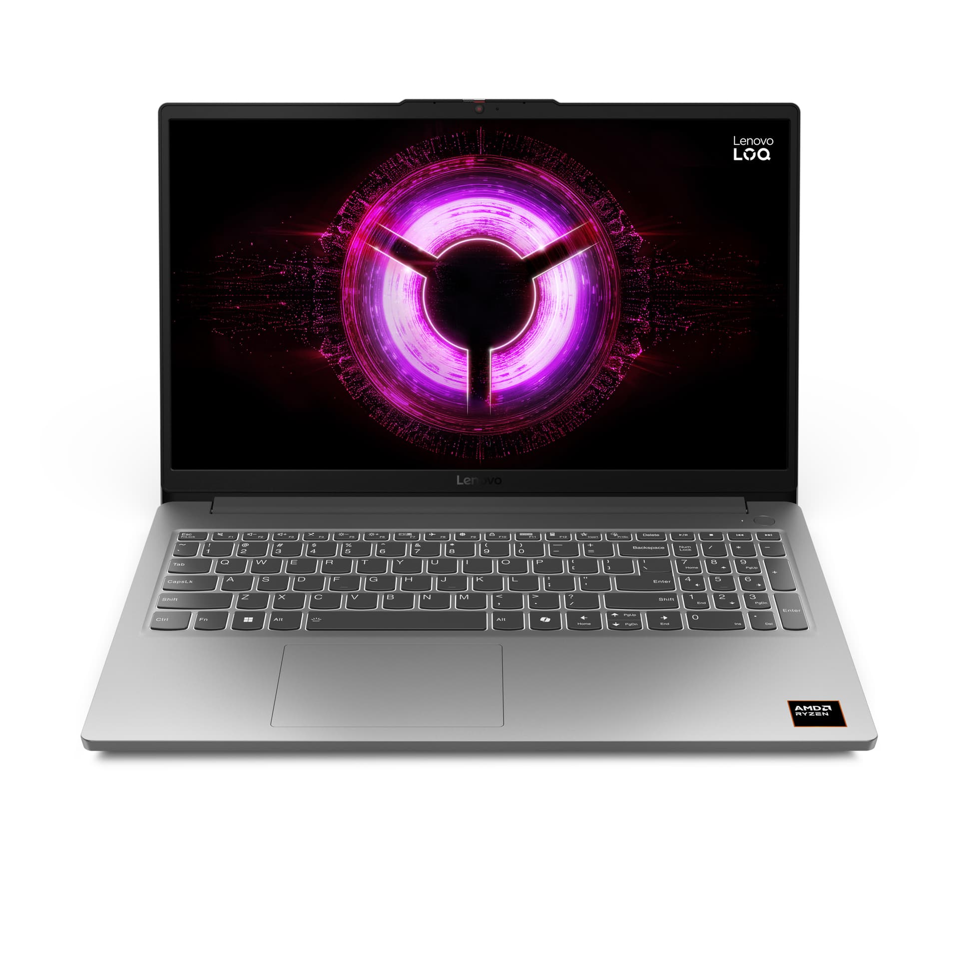 Gaming 15.6 LOQ 15ARP10E, FHD IPS 144Hz, Procesor AMD RyzenTM 7 170 (16M Cache, up to 4.75 GHz), 16GB DDR5, 1TB SSD, GeForce RTX 3050 6GB, No OS, Luna Grey "83S000BERM"