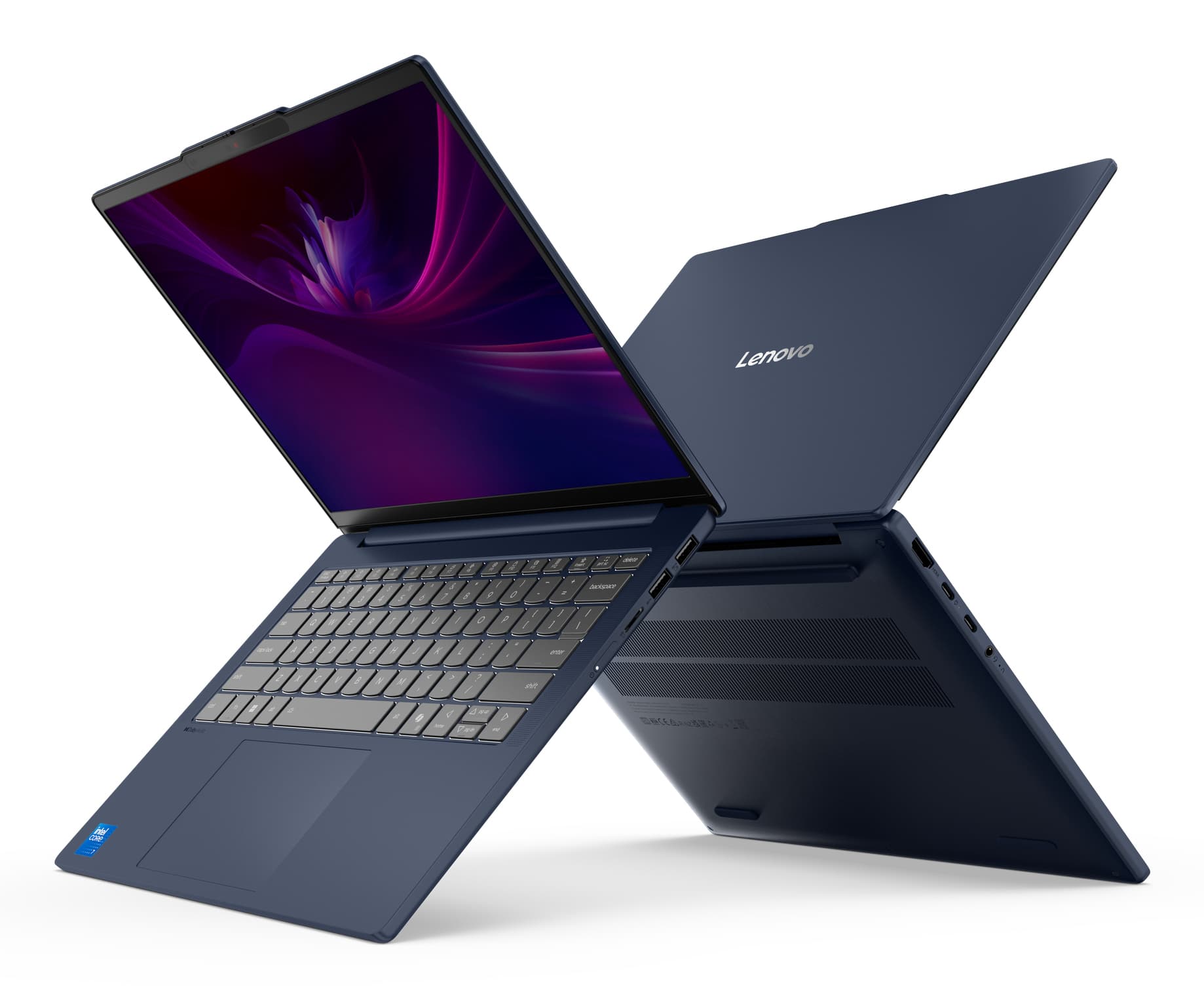 14 IdeaPad Slim 5 14IMH10, WUXGA OLED, Procesor Intel® CoreTM Ultra 5 135H (18M Cache, up to 4.60 GHz), 16GB DDR5, 1TB SSD, Intel Arc, No OS, Cosmic Blue "83V60029RM" — miniatură