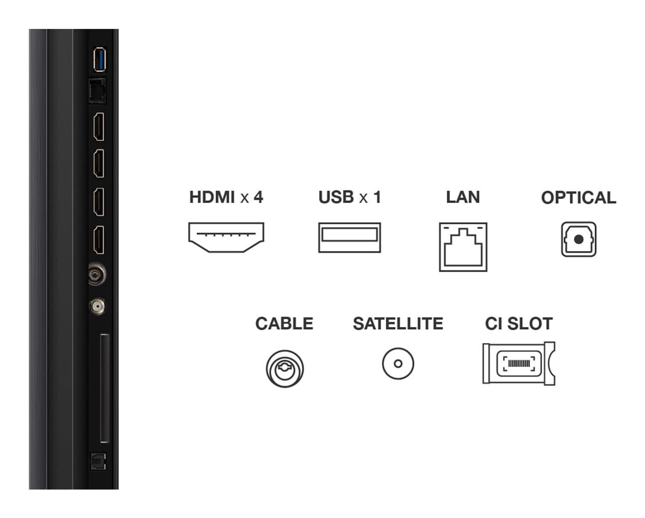 Televizor QD-MiniLED TCL 216 cm (85") 85C69K, Ultra HD 4K, Smart TV, WiFi, CI+ "85C69K" — miniatură