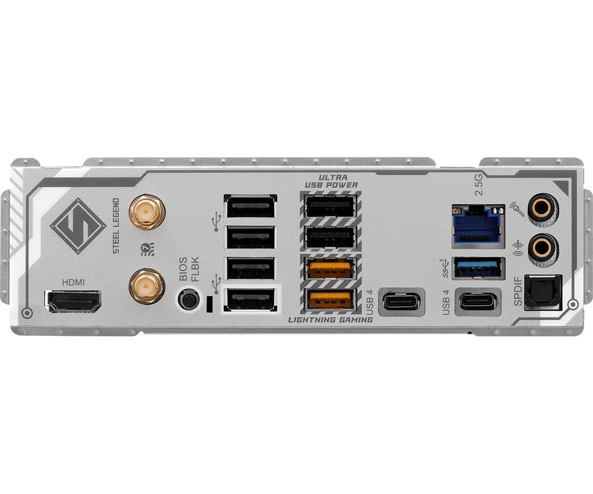 Placa de baza X870 Steel Legend WiFi AM5 ATX DDR5 retail "90-MXBPJ0-A0UAYZ" — miniatură
