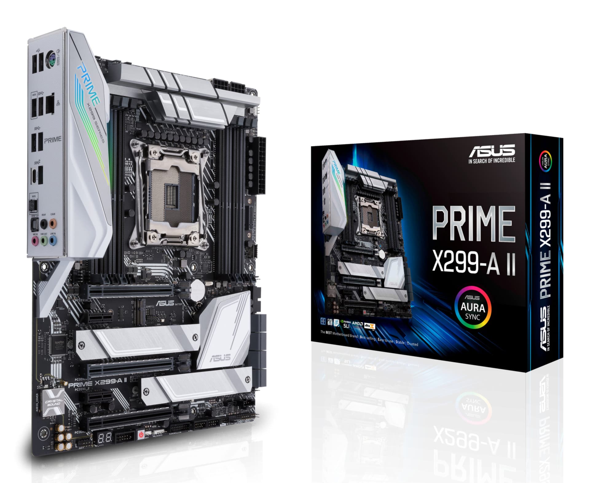 Placa de baza ASUS Prime X299-A II, Intel X299, LGA 2066, ATX "90MB11F0-M0EAY0"