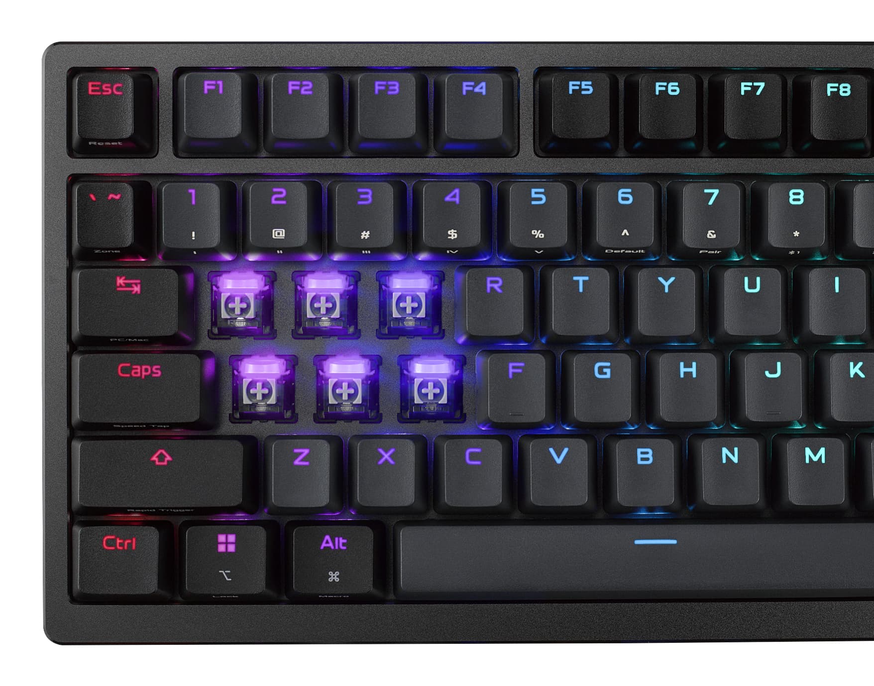 ROG Azoth 96 HE HFX V2 Magnetic Switch Black Mecanica "90MP040H-BKUA20" — miniatură