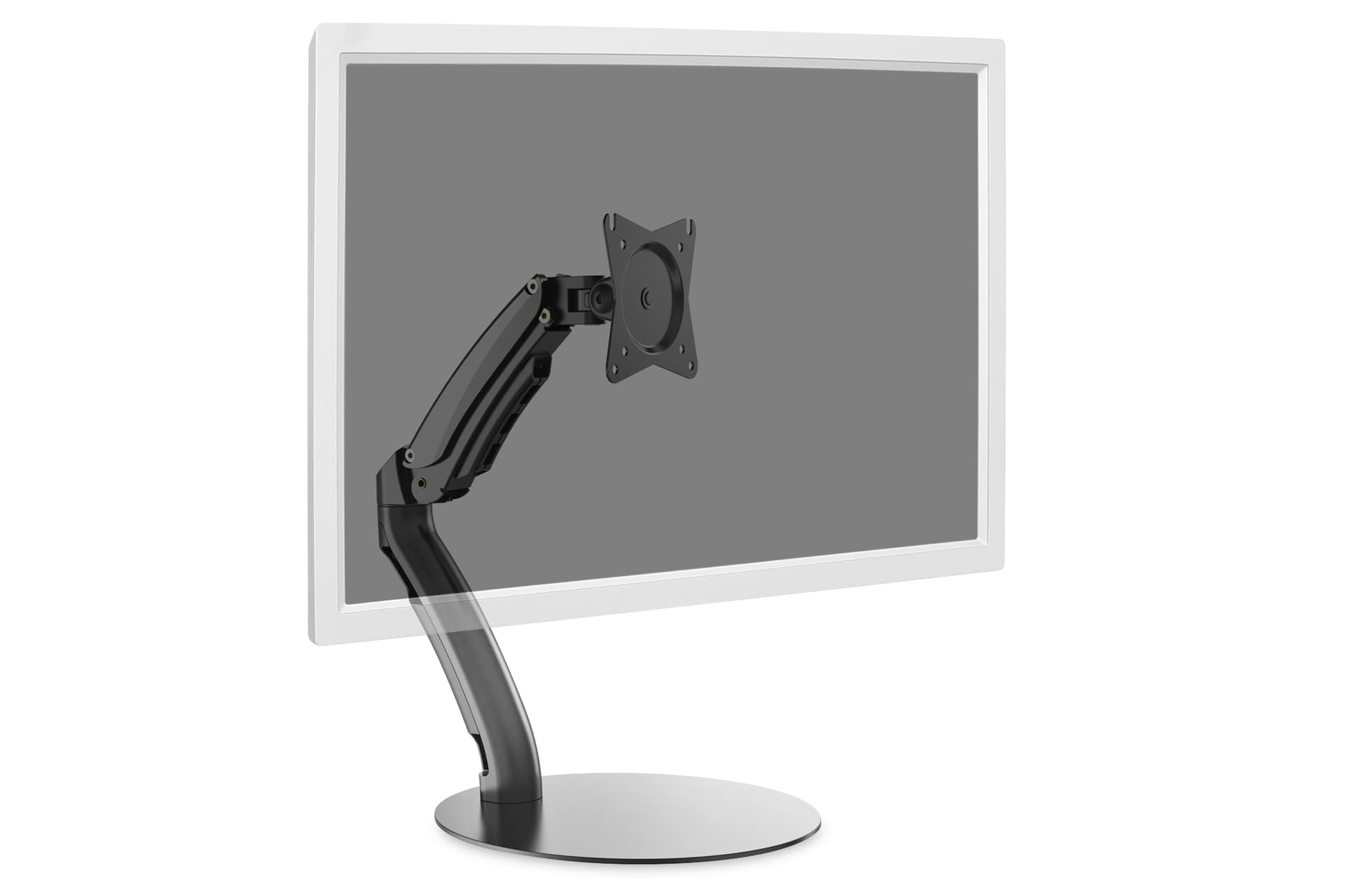 Suport monitor Universal Monitor Stand, 1xLCD, max. 27, max. 6,5kg, adjustable and rotated "DA-90365" — miniatură