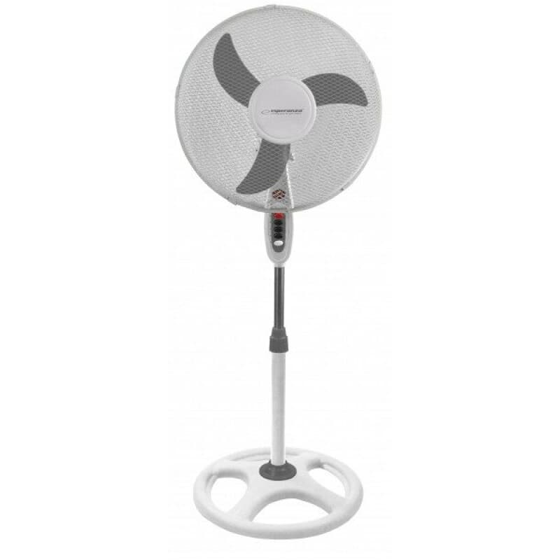 Ventilator cu picior Esperanza Typhoon EHF002WE diametru 40cm 50W Alb/Gri "EHF002WE"
