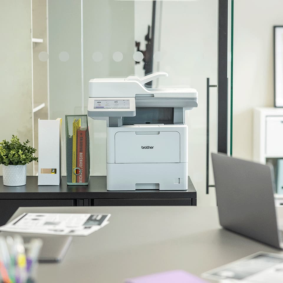 Multifunctional Laser Mono Brother, MFC-L6915DN, A4, Functii: Impr.|Scan.|Cop., Viteza de Printare Monocrom: 50ppm, Conectiv:USB|Ret, Duplex:Da, ADF:DADF, DOAR PROIECTE "MFCL6915DNRE1" — miniatură