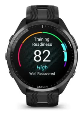 Smartwatch Garmin Forerunner 965 GPS, 47mm, Ecran AMOLED 1.4", Bluetooth, Wi-Fi, 32GB Flash, Giroscop, Termometru, Monitorizare avansata somn, 5 ATM (Negru) "010-02809-10" — miniatură