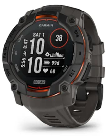 Smartwatch Garmin 010-02935-00Smartwatch Garmin Instinct 3 Solar, GPS, 50mm, Ecran 1.1", Bluetooth, ANT+, Android/iOS, 10 ATM, Curea Silicon Negru (Negru) "010-02935-00"