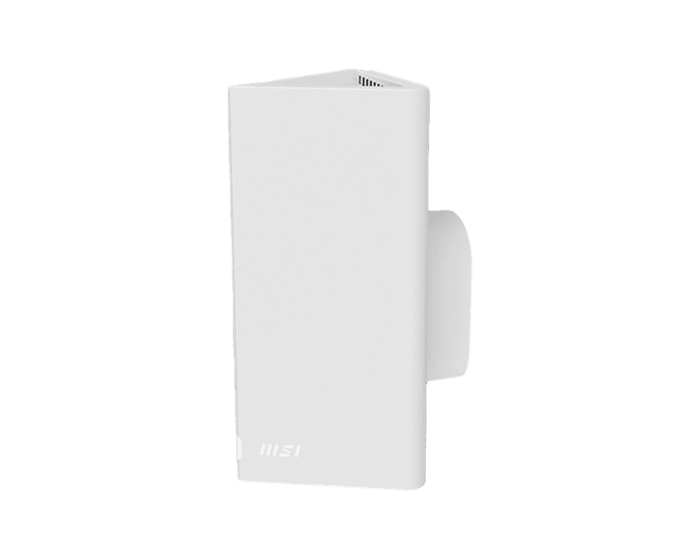 MSI Roamii BE Pro Mesh System, WiFi 7, MRBE110, acoperire aprox. 557 m², functii de securitate si control parental, serviciu VPN, 2.5G Ethernet port x4, Alb MRBE110-2PK "302-8ZD41EE-TI9" — miniatură