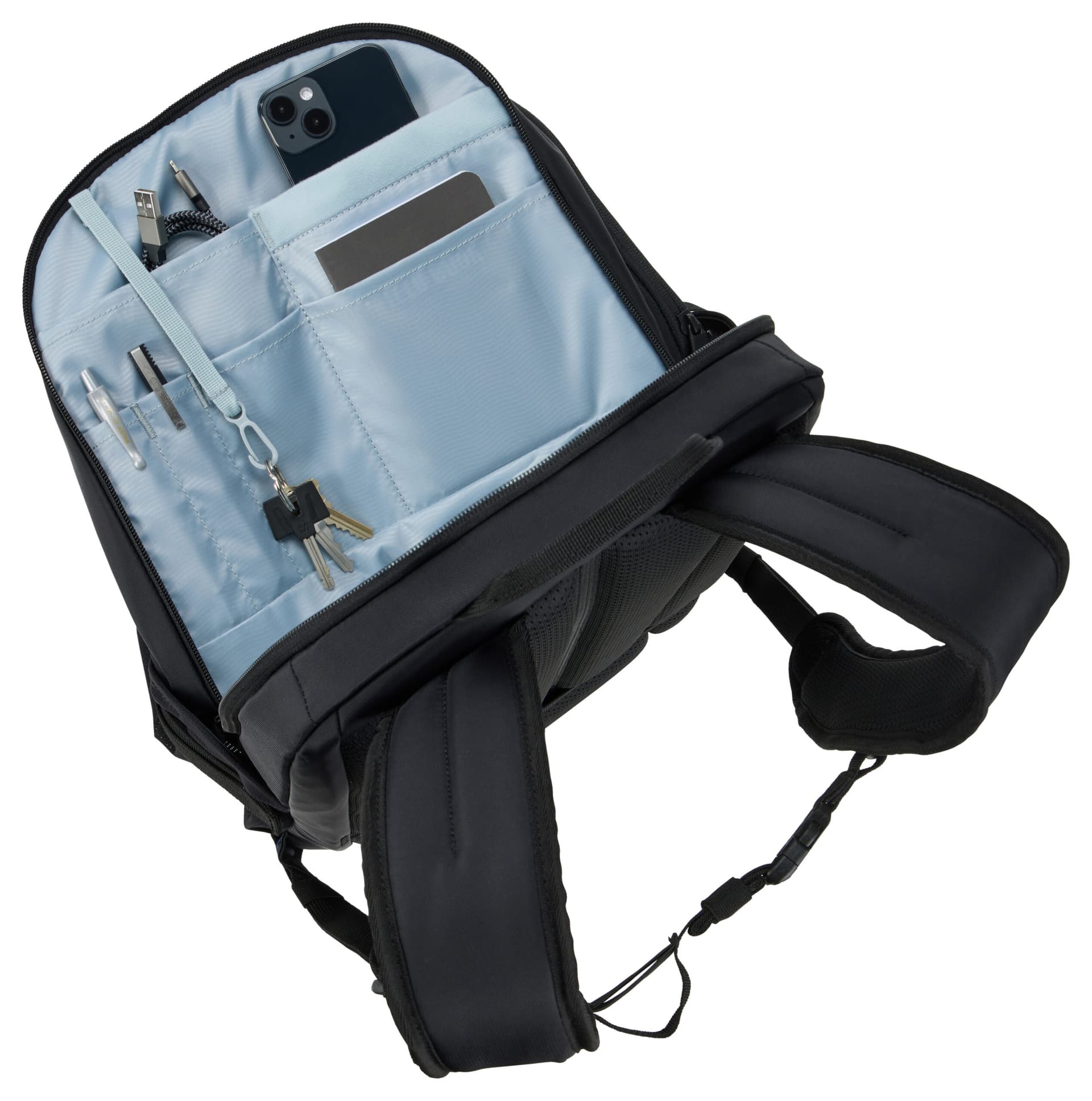RUCSAC THULE EnRoute cu compartiment laptop 16'', 23L, Black TEBP5216 3205501 — miniatură