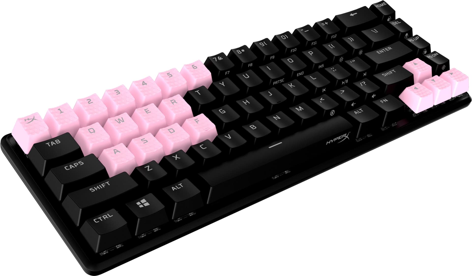 Tastatura Gaming Keycaps Full set, HyperX Pudding, US Layout, Pink "519U0AA" — miniatură
