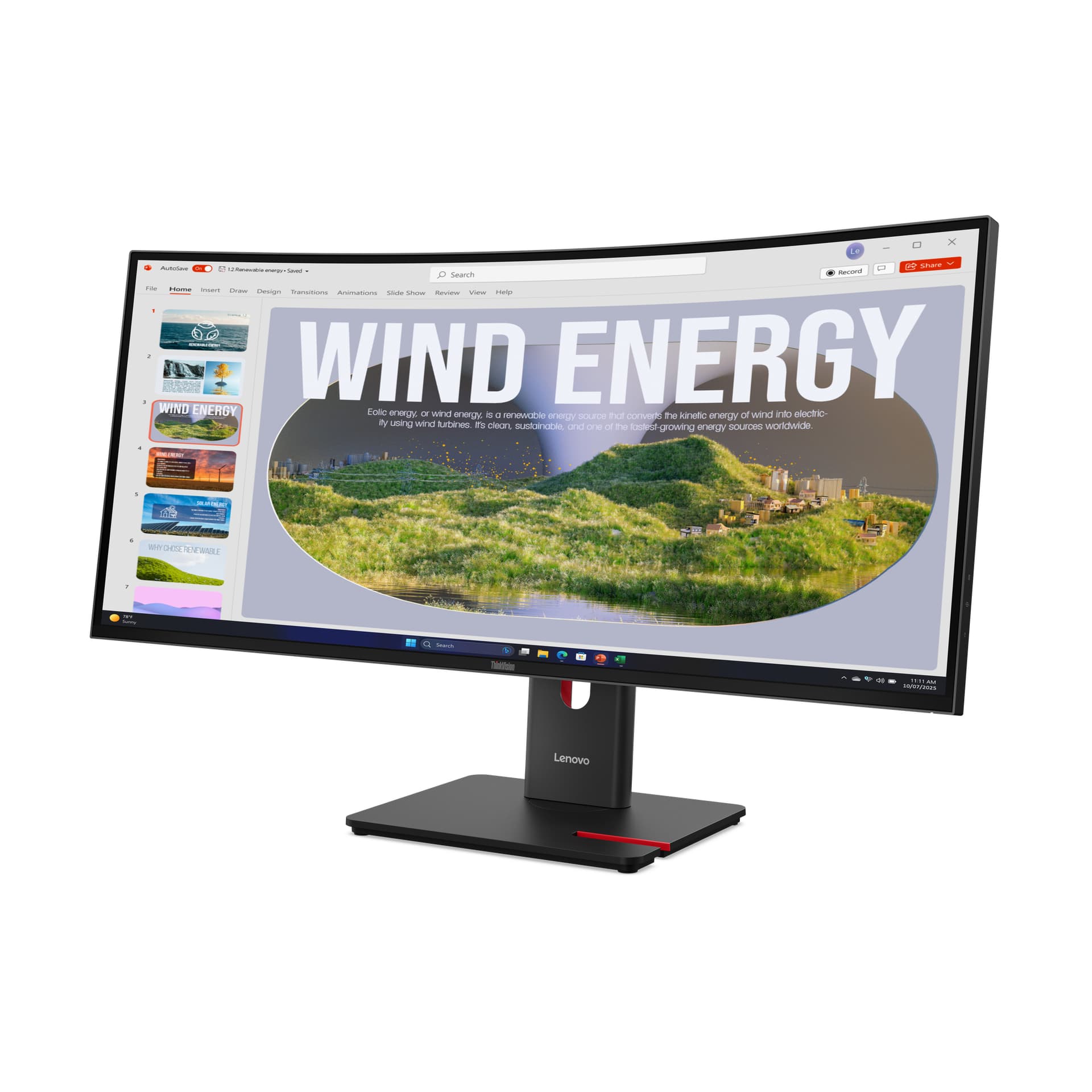 Monitor Lenovo Thinkvision T34WD-40(A253403T0) 34 Monitor-HDMI with ThinkVision® VoIP Stack MC60 Monitor Webcam "64AEZAR1EU" — miniatură