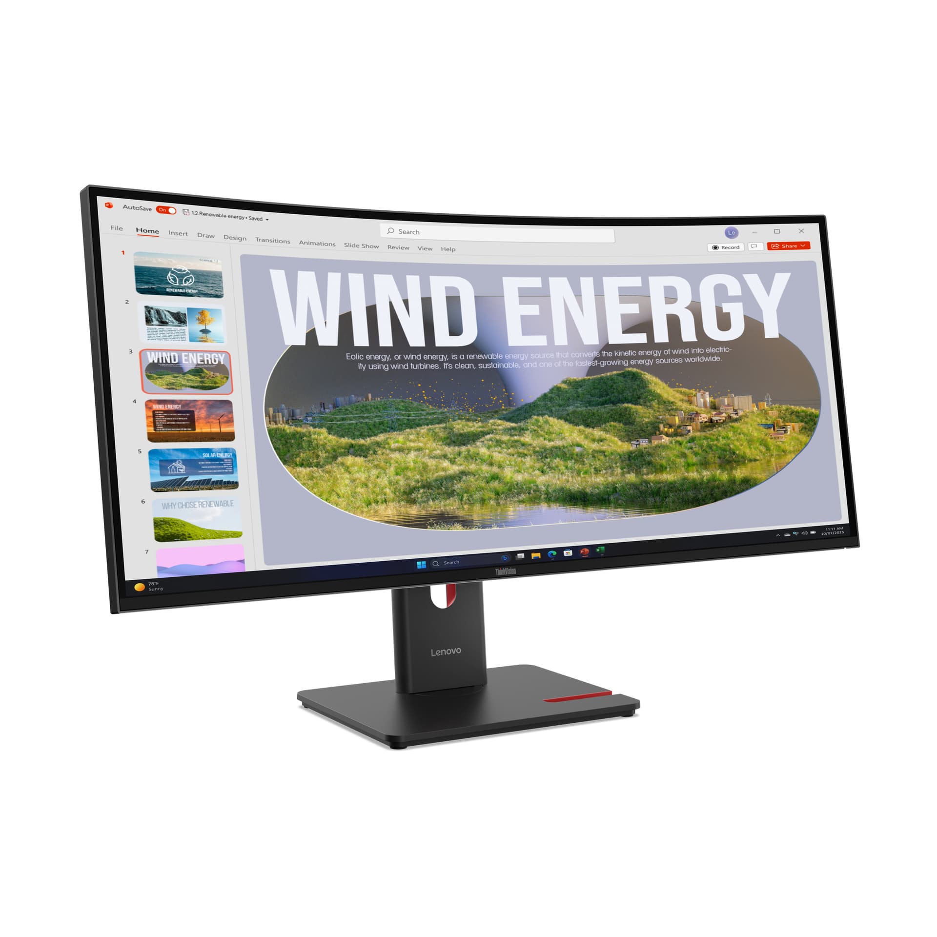 Monitor Lenovo Thinkvision T34WD-40(A253403T0) 34 Monitor-HDMI with ThinkVision® VoIP Stack MC60 Monitor Webcam "64AEZAR1EU" — miniatură