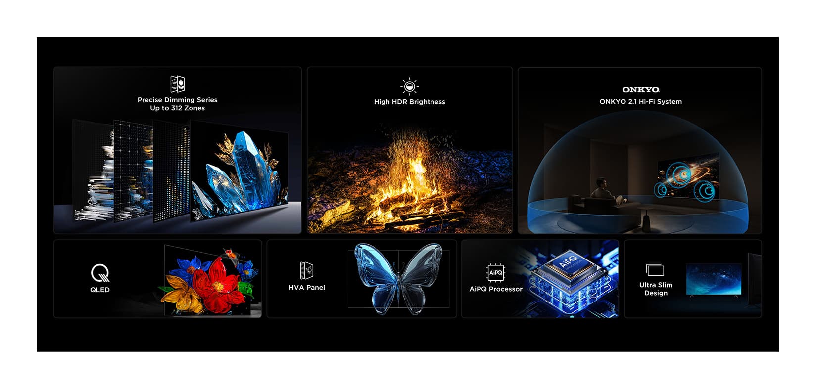 Televizor Mini LED TCL 190 cm (75") 75C69KS, Ultra HD 4K, Smart TV, WiFi, CI+ "75C69KS" — miniatură