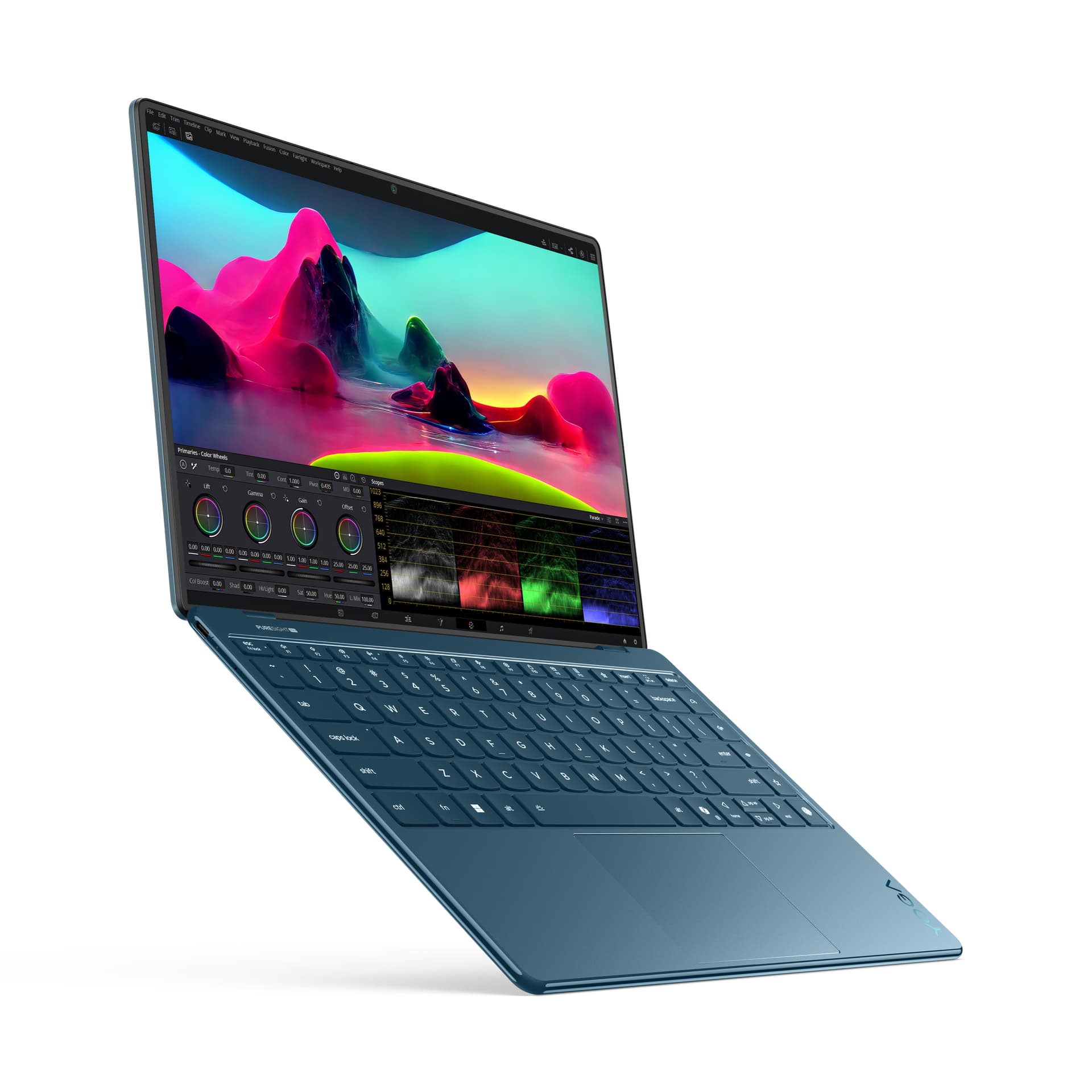 14 Yoga Slim 9 14ILL10, 4K WQUXGA OLED 120Hz Touch, Procesor Intel® CoreTM Ultra 7 258V (12M Cache, up to 4.80 GHz), 32GB LPDDR5X, 1TB SSD, Intel Arc 140V, Win 11 Home, "83CX003GRM" — miniatură