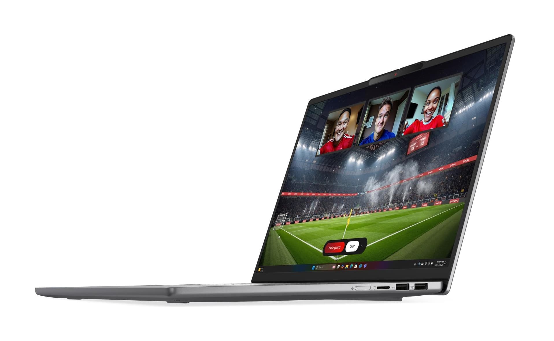 16 IdeaPad Slim 5 16IPH11, 2.8K OLED 120Hz, Procesor Intel® Core™ Ultra 7 356H (18M Cache, up to 4.70 GHz), 32GB DDR5, 1TB SSD, Intel Graphics, No OS, Luna Grey "83S60036RM" — miniatură