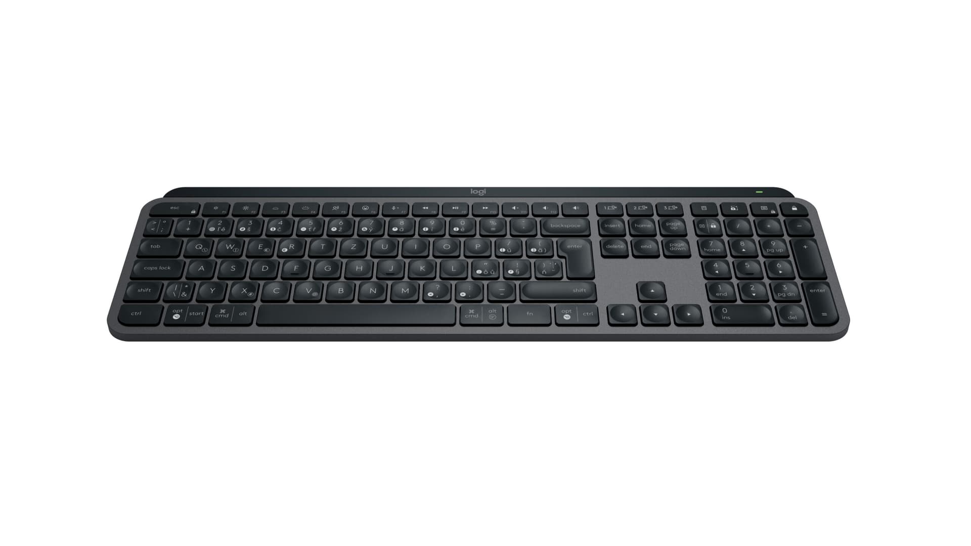 LOGITECH MX Keys S GRAPHITE CZE-SKY BT "920-011590" — miniatură