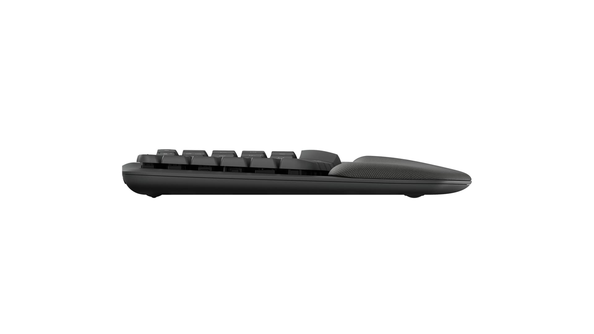 LOGITECH Wave Keys wireless ergonomic keyboard GRAPHITE (CZE-SKY) 2.4GHZ/BT UNIVERSAL "920-012307" — miniatură