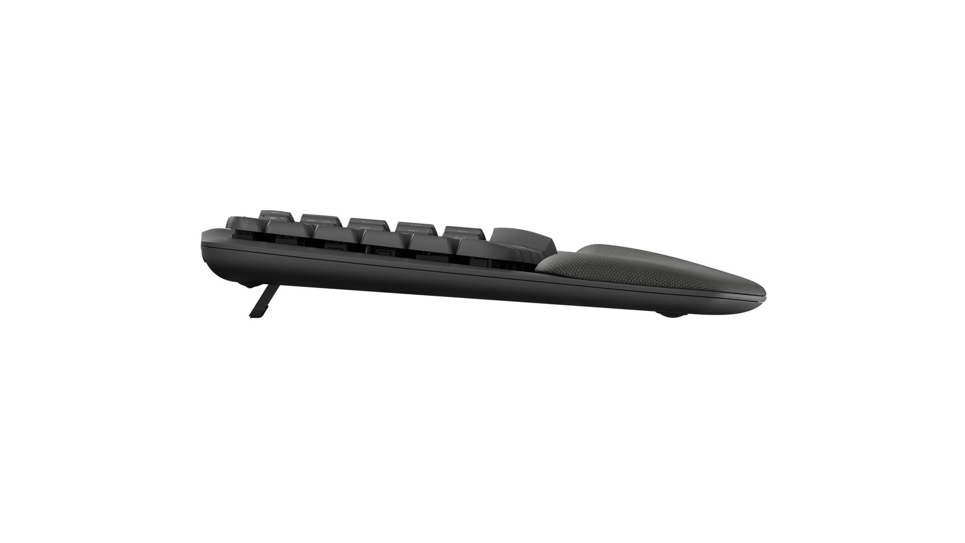 LOGITECH Wave Keys wireless ergonomic keyboard GRAPHITE (CZE-SKY) 2.4GHZ/BT UNIVERSAL "920-012307" — miniatură