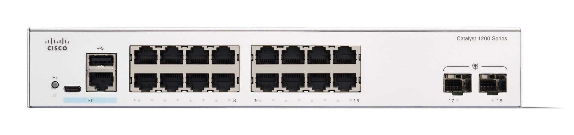 CATALYST 1200 16-PORT GE 2X1G/SFP "C1200-16T-2G" — miniatură